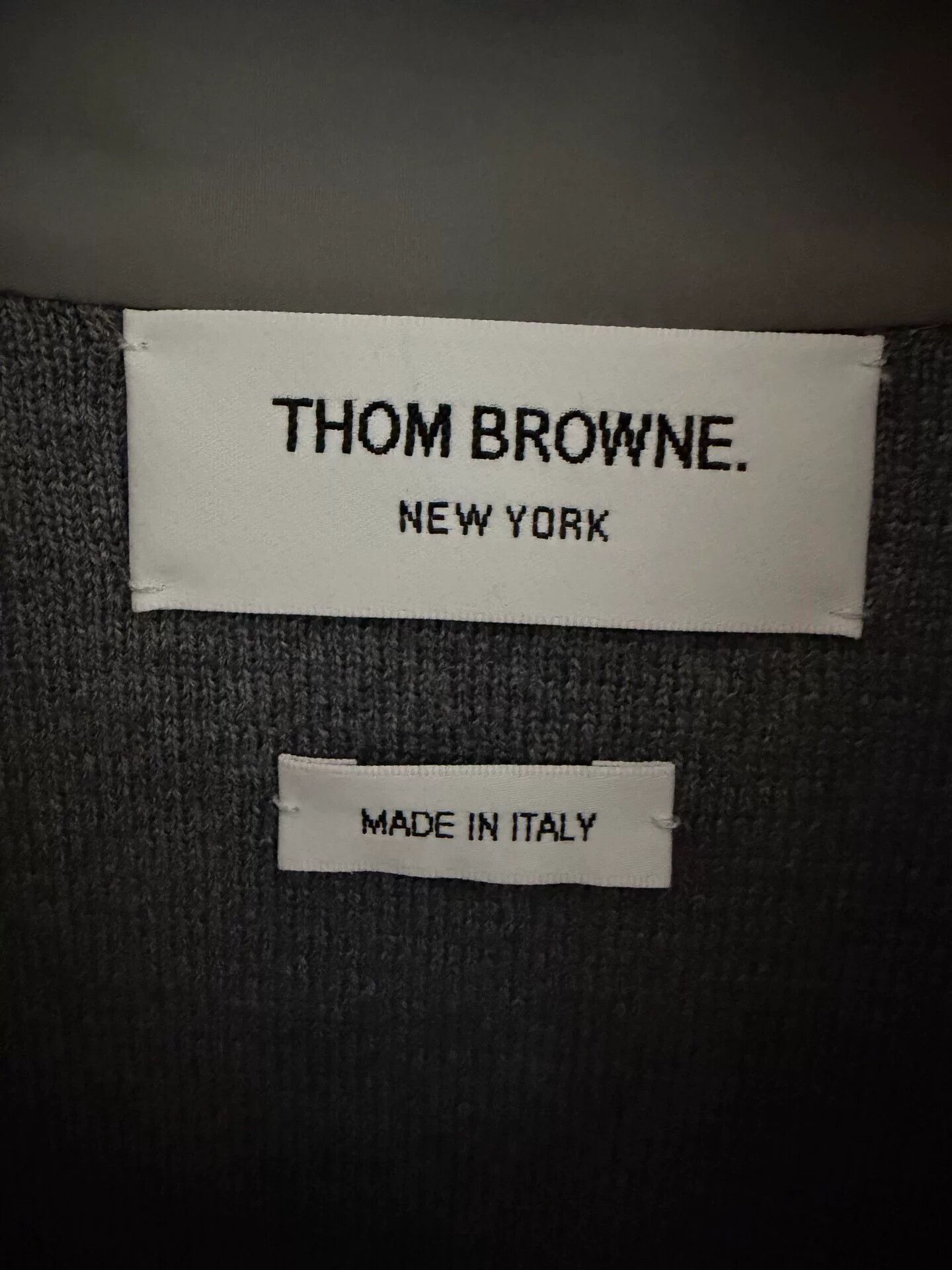 Thom Browne gray wool blend jacket by thom browne Size US XL / EU 56 / 4 - 3 Thumbnail