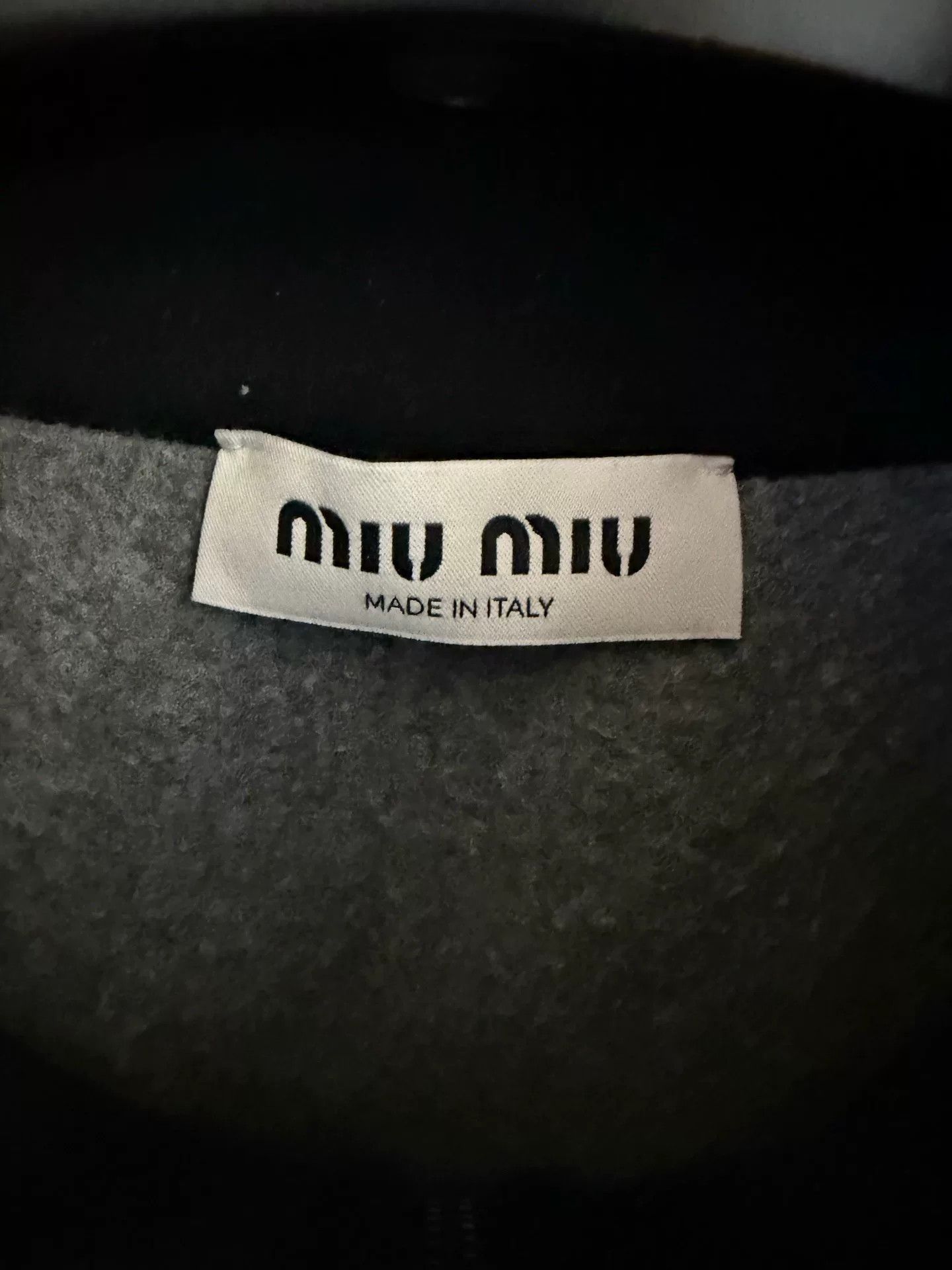 Miu Miu gray fleece zip vest size L Size L / US 10 / IT 46 - 3 Thumbnail