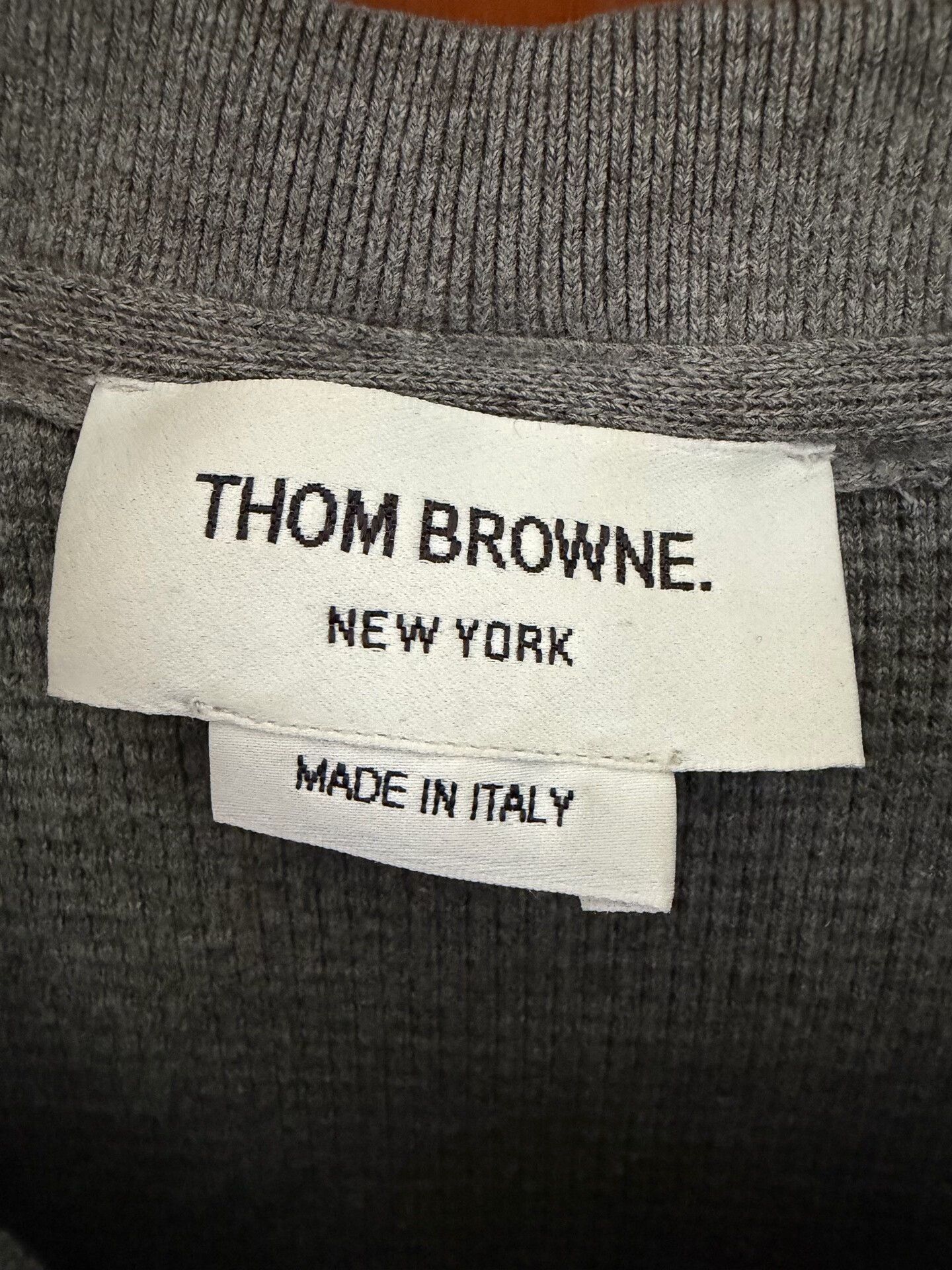 Thom Browne thom browne waffle sweatshirt gray size 3 Size US M / EU 48-50 / 2 - 3 Thumbnail