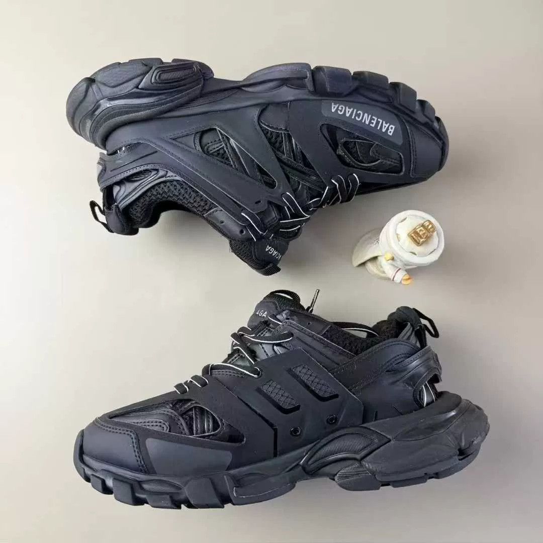 Balenciaga Balenciaga Black Track Casual Sneakers Size 38 Size US 7 / EU 40 - 3 Thumbnail