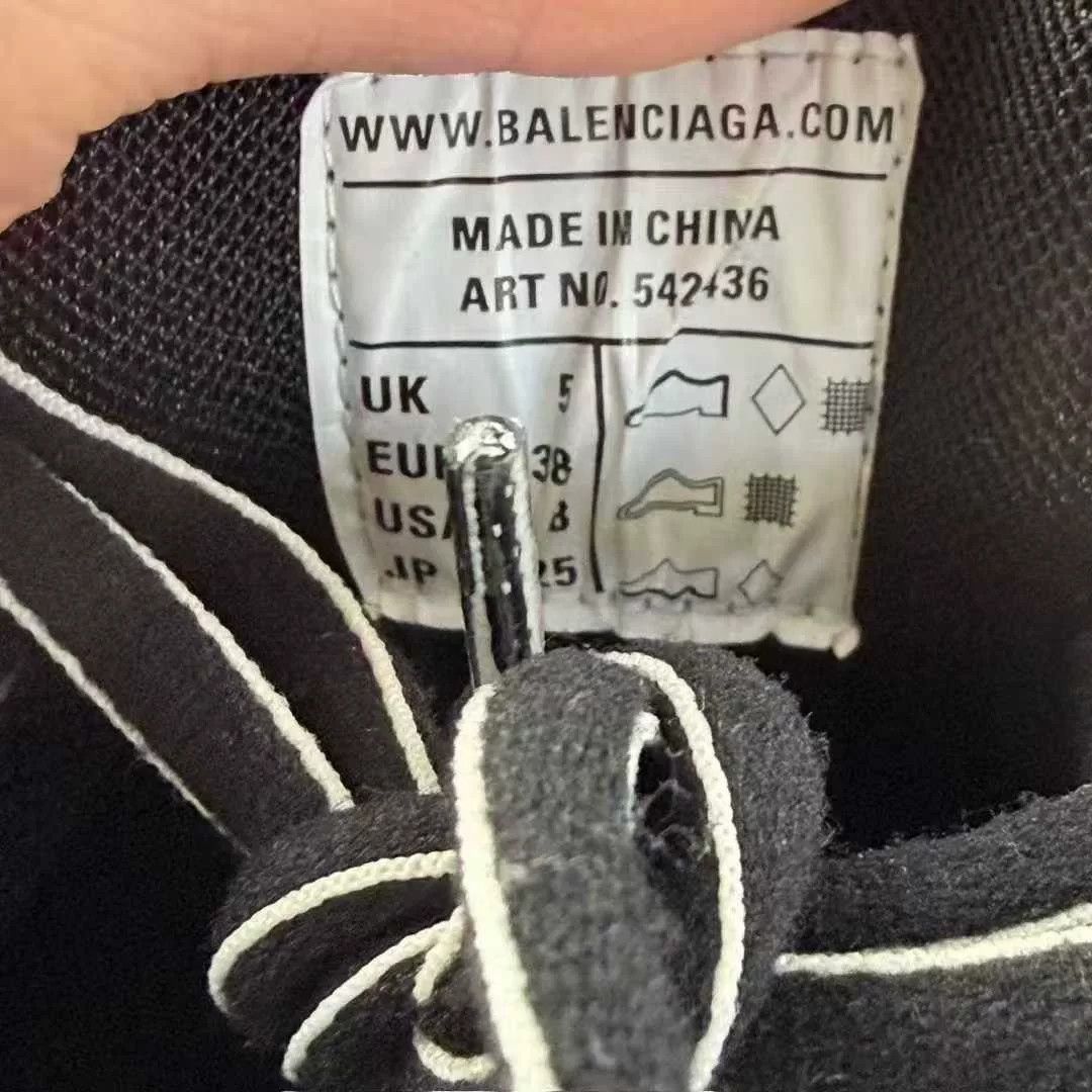 Balenciaga Balenciaga Black Track Casual Sneakers Size 38 Size US 7 / EU 40 - 7 Thumbnail