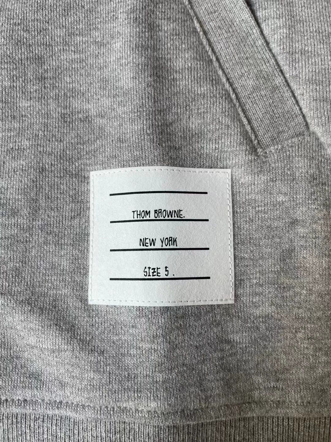 Thom Browne thom browne light grey zip hoodie Size US M / EU 48-50 / 2 - 3 Thumbnail