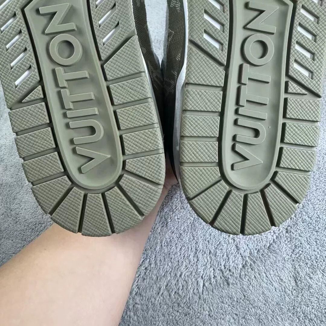Louis Vuitton louis vuitton trainer sneakers in green Size US 9.5 / EU 42-43 - 6 Thumbnail
