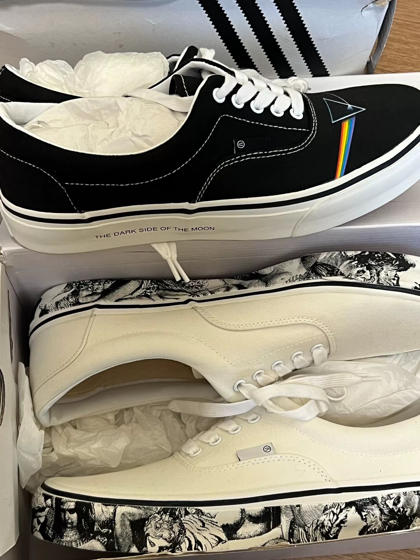 Undercover Undercover Pink Floyd Tribute Black Sneakers Size US 7 / EU 40 - 5 Thumbnail