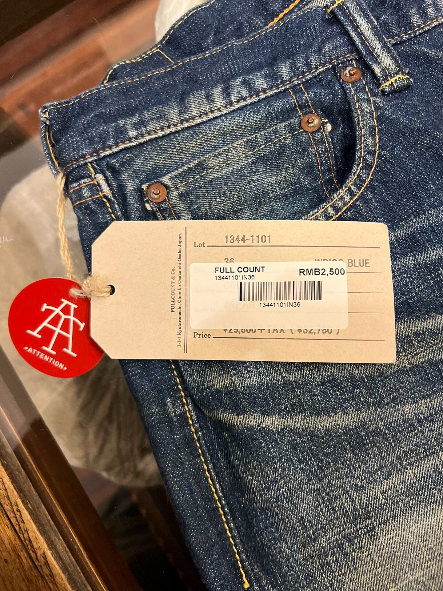 Full Count & Co. Original Straight Denim from Full Count Size US 32 / EU 48 - 4 Thumbnail
