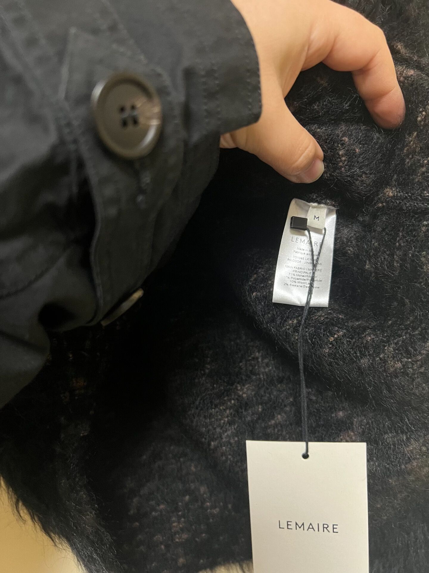 Lemaire Lemaire Black Mohair Sweater Pullover Size US M / EU 48-50 / 2 - 8 Thumbnail