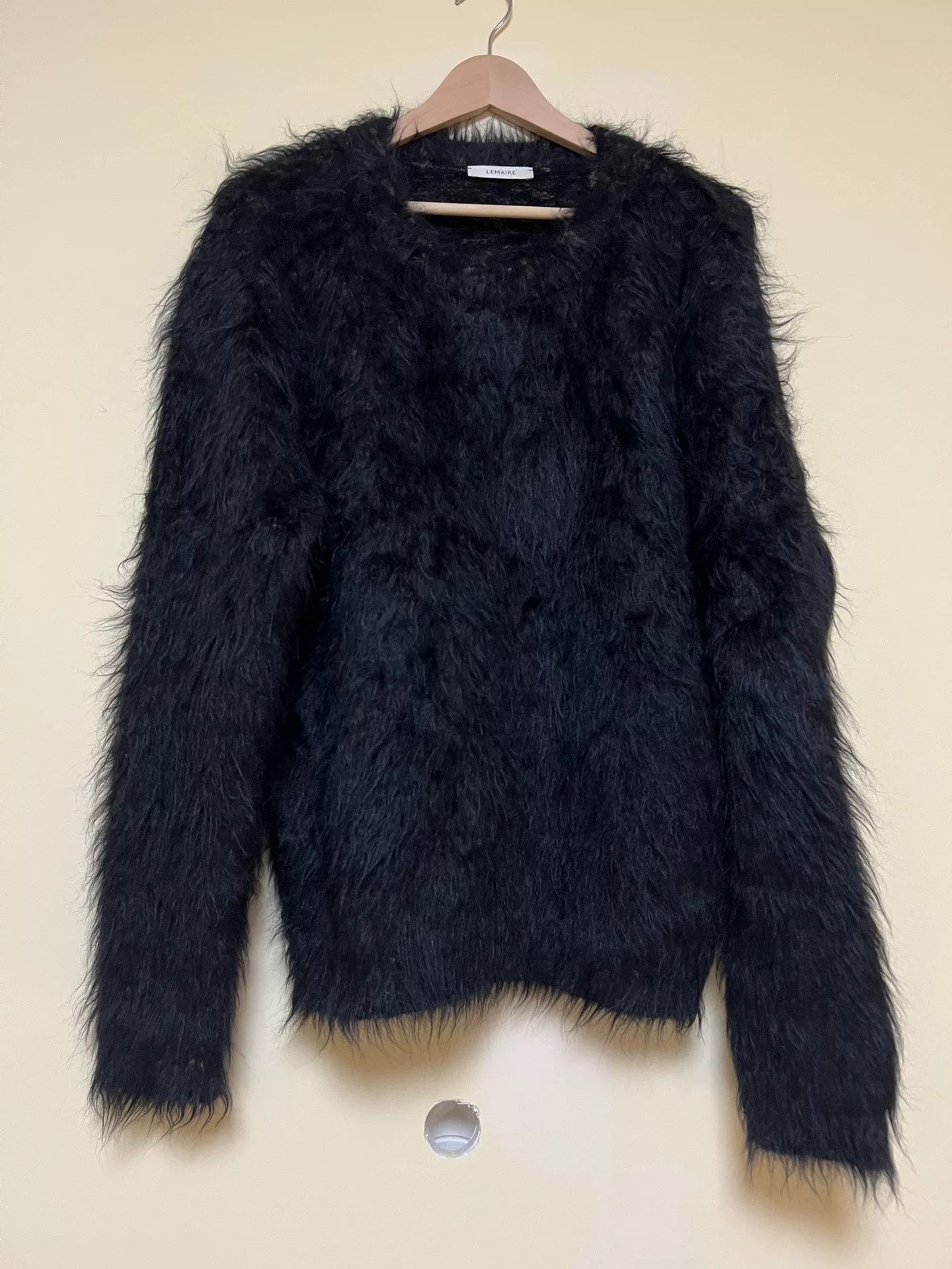 Lemaire Lemaire Black Mohair Sweater Pullover Size US M / EU 48-50 / 2 - 2 Thumbnail