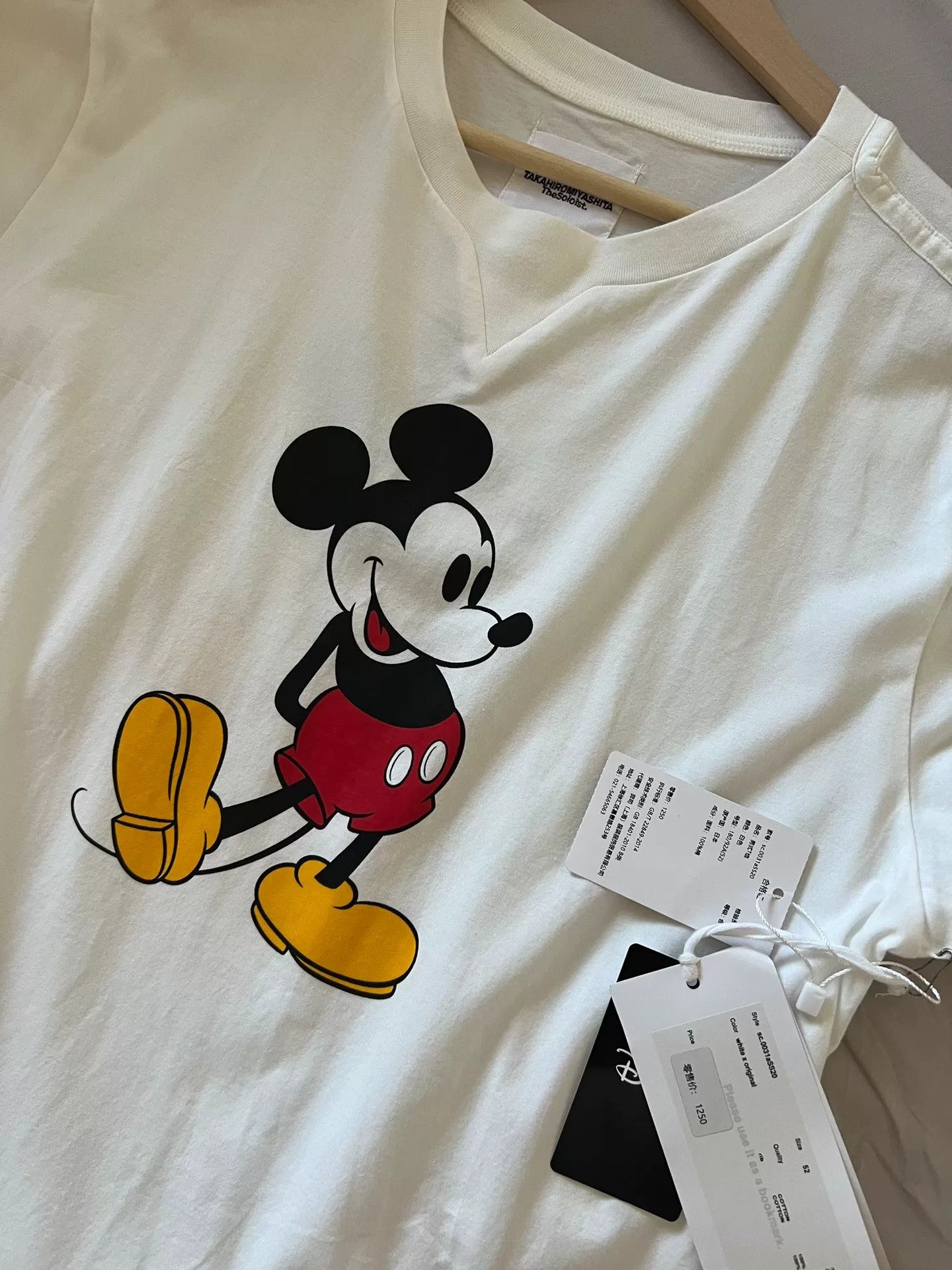Takahiromiyashita The Soloist. Soloist Archive Mickey Mouse T-shirt Size US L / EU 52-54 / 3 - 4 Thumbnail