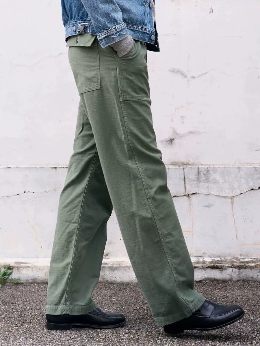 Full Count & Co. Classic OG107 Cotton Work Pants Size US 34 / EU 50 - 2 Thumbnail