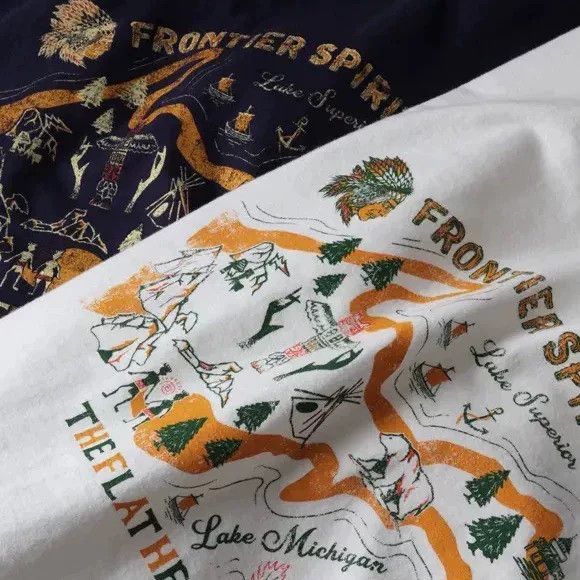 The Flat Head Vintage Graphic Short Sleeve T-Shirt Size US XS / EU 42 / 0 - 2 Thumbnail