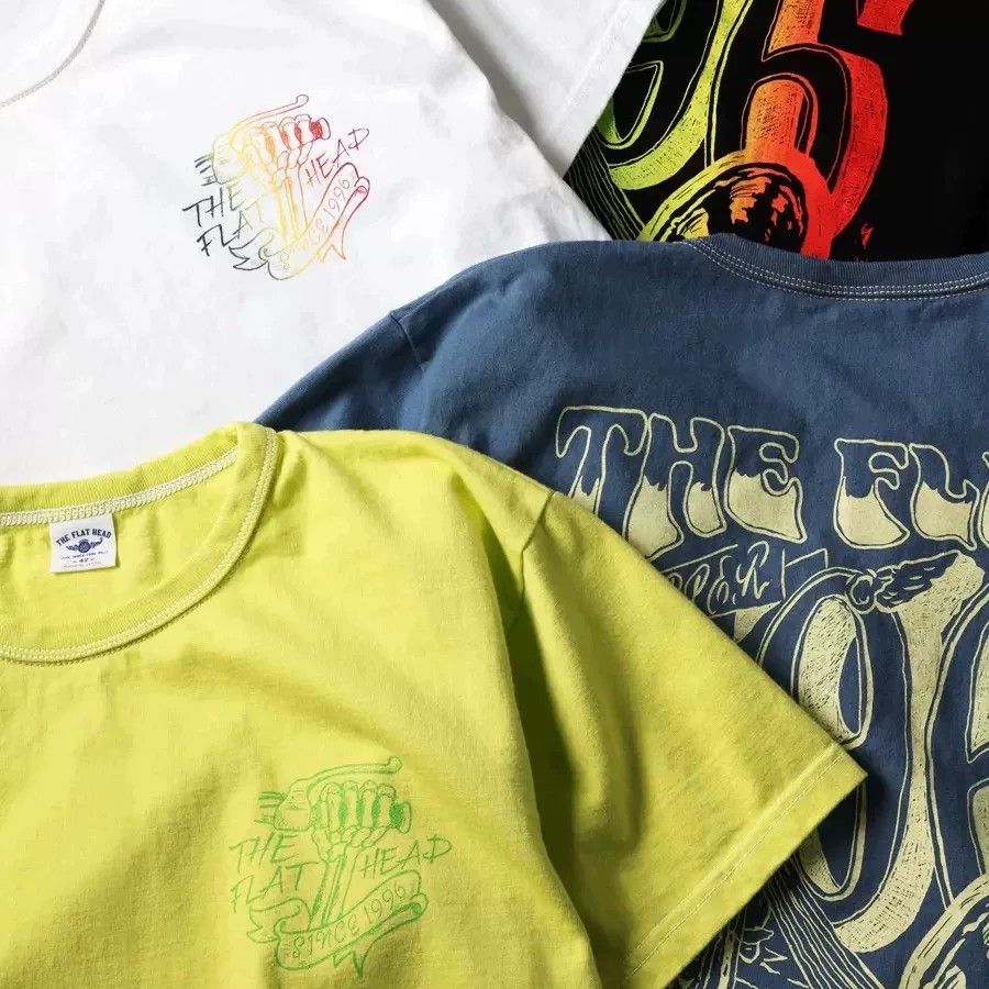 The Flat Head Vintage Print Short Sleeve T-Shirt Size US XS / EU 42 / 0 - 4 Thumbnail