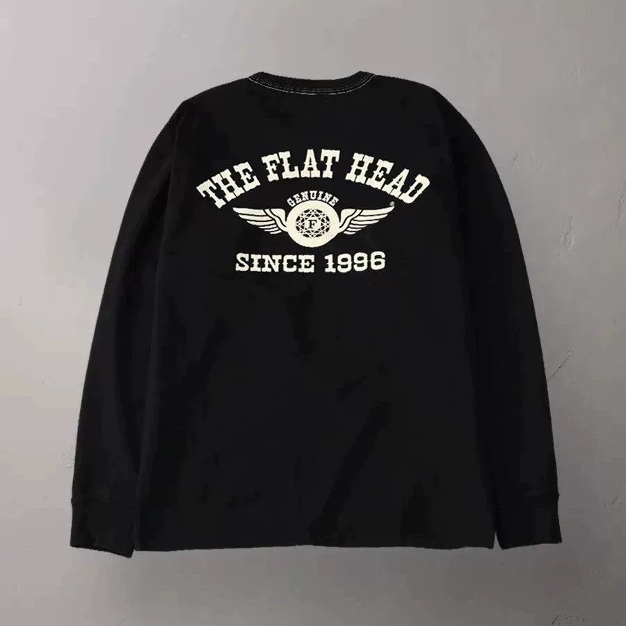 The Flat Head Vintage Long Sleeve T-Shirt by The Flat Head Size US XS / EU 42 / 0 - 4 Thumbnail