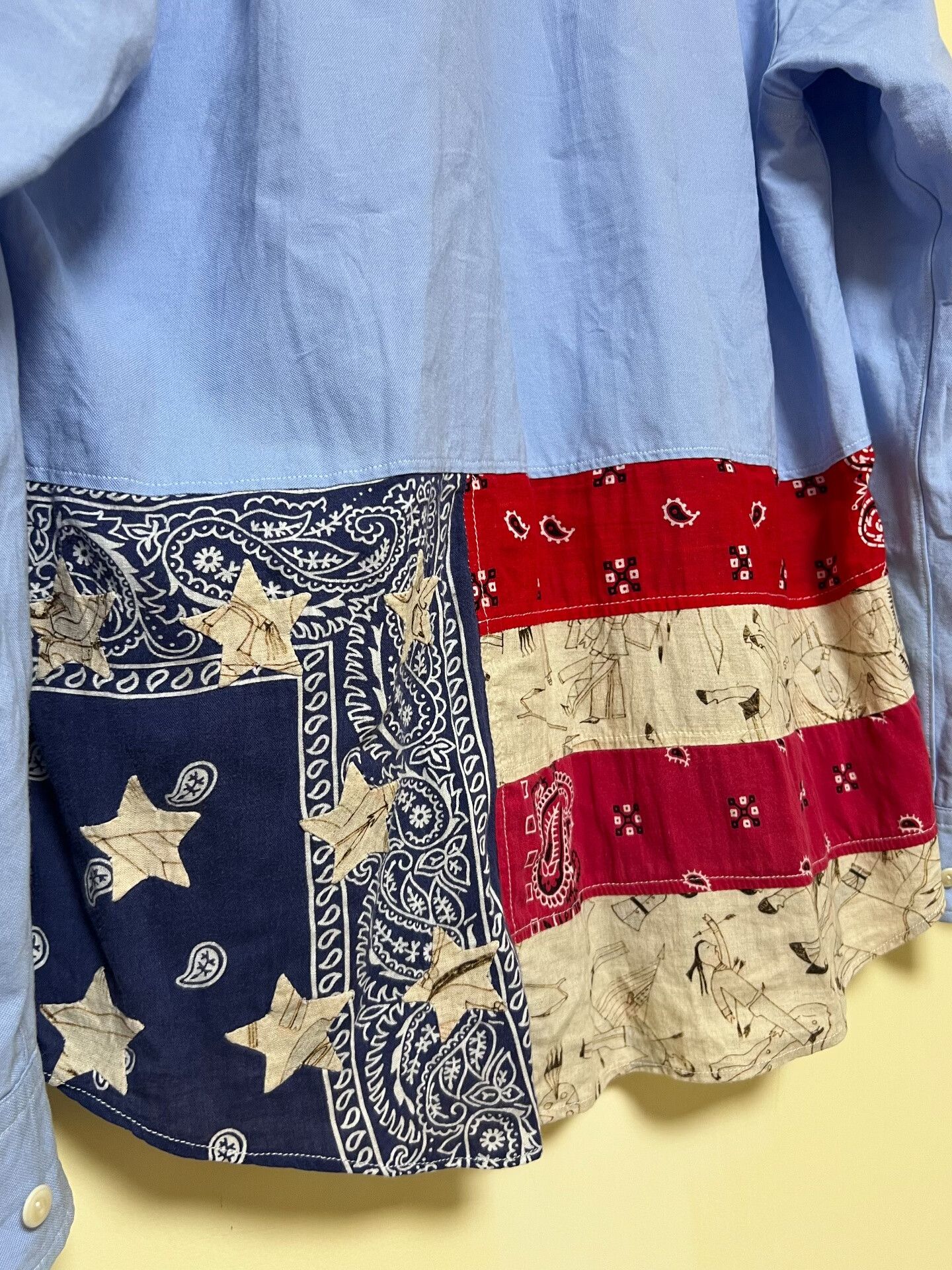 Visvim VISVIM 19SS Spot Lungta Shirt Stars Size US M / EU 48-50 / 2 - 9 Thumbnail