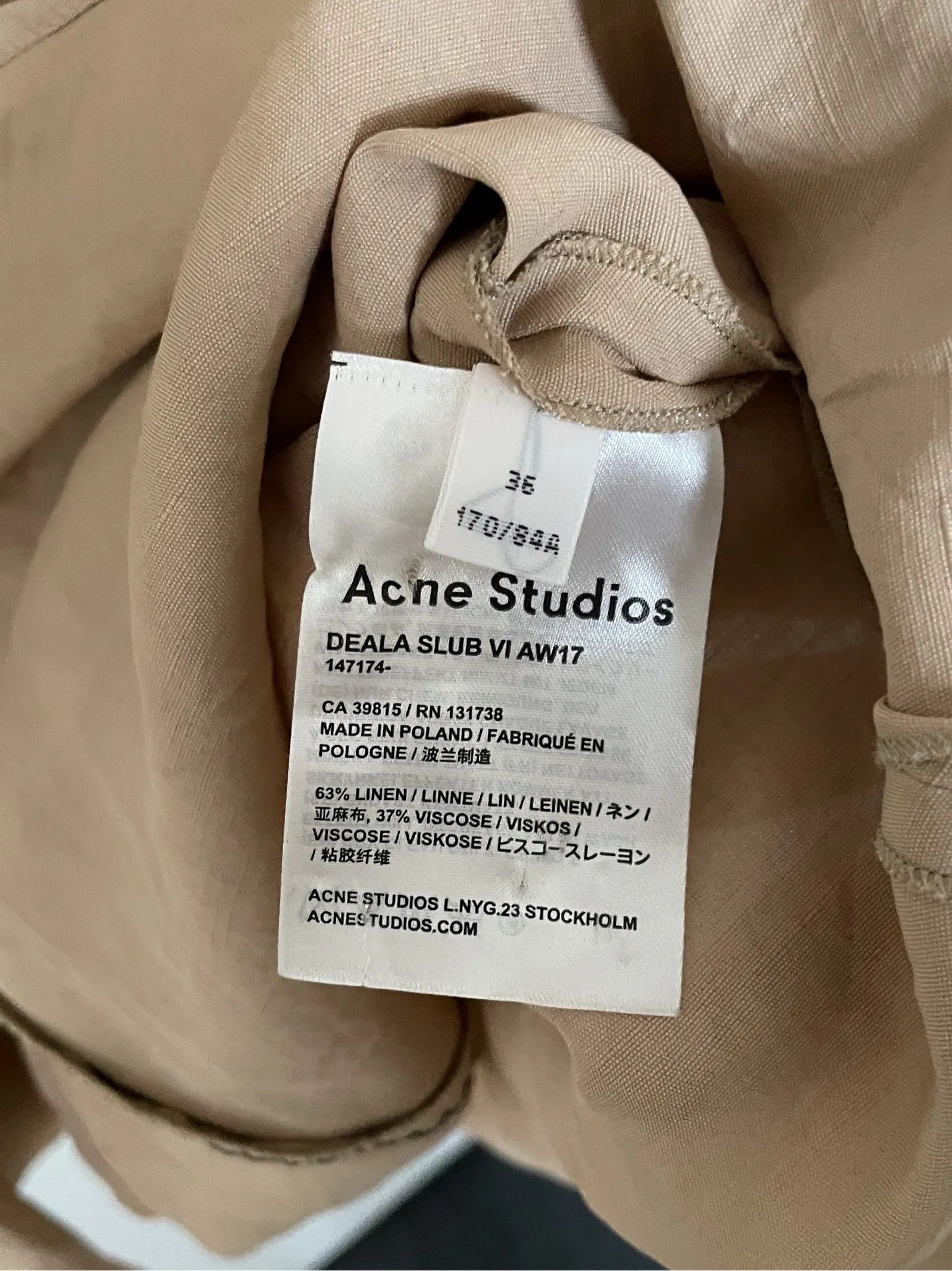 Acne Studios Acne Studios Deala Slub VI AW17 Dress Size XS / US 0-2 / IT 36-38 - 4 Thumbnail
