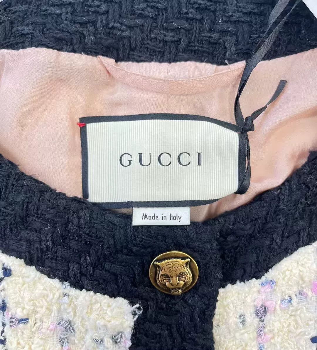Gucci ivory rainbow tweed cardigan from Gucci Size M / US 6-8 / IT 42-44 - 3 Thumbnail
