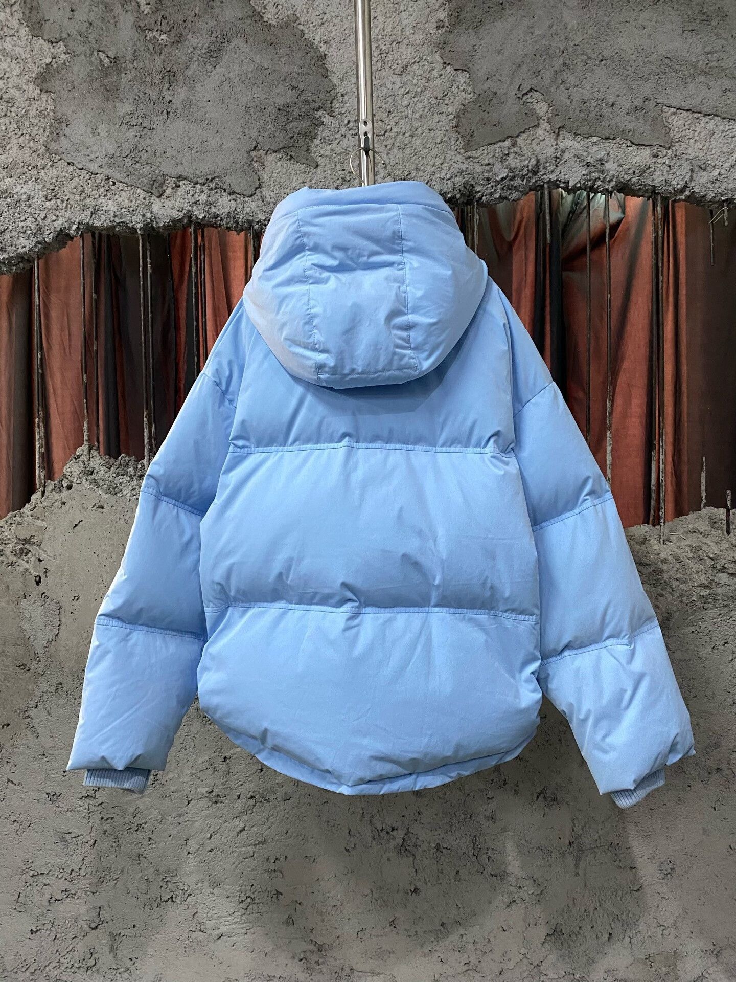 AMI stylish light blue puffer jacket Size US M / EU 48-50 / 2 - 2 Thumbnail