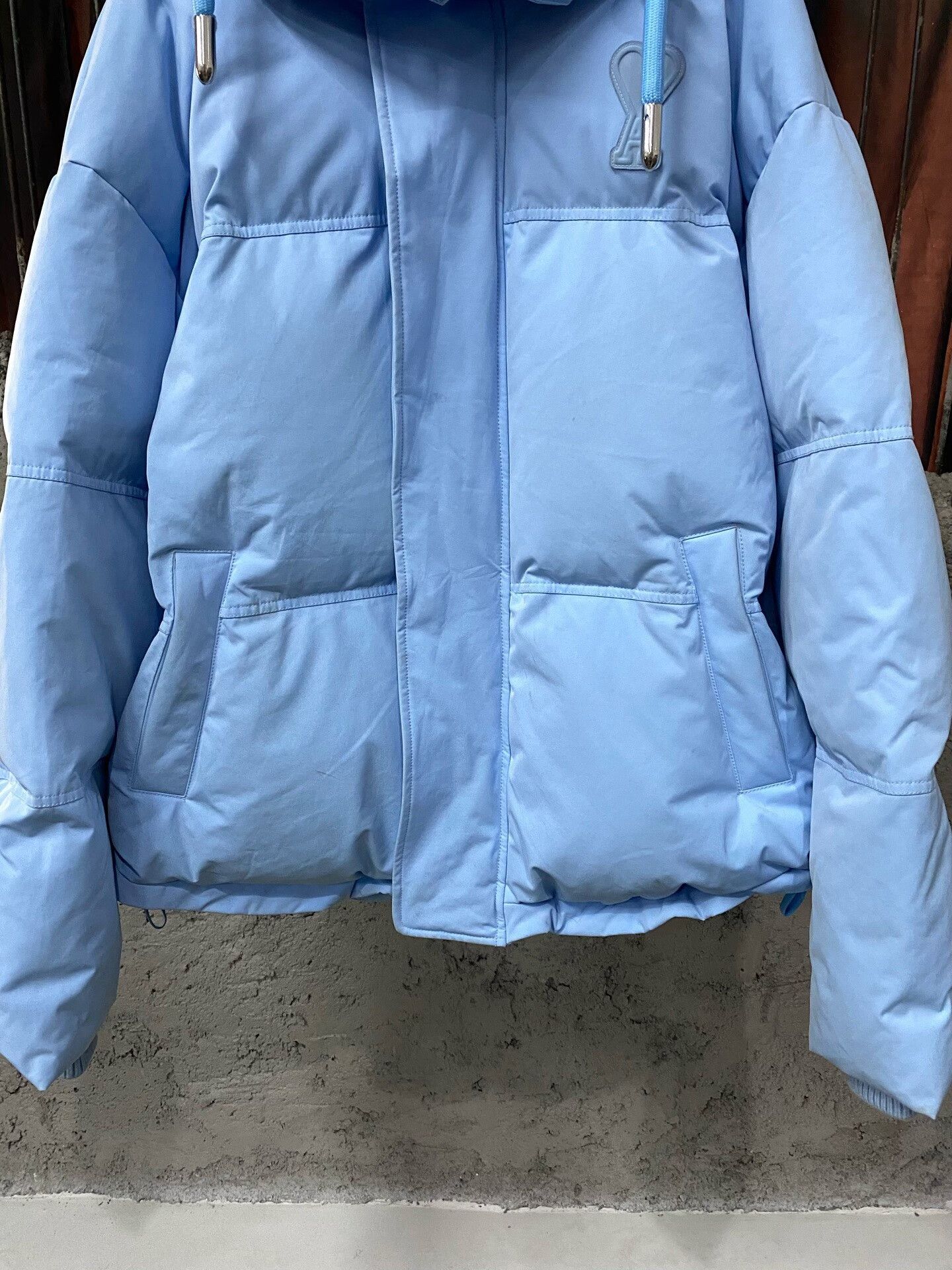 AMI stylish light blue puffer jacket Size US M / EU 48-50 / 2 - 4 Thumbnail