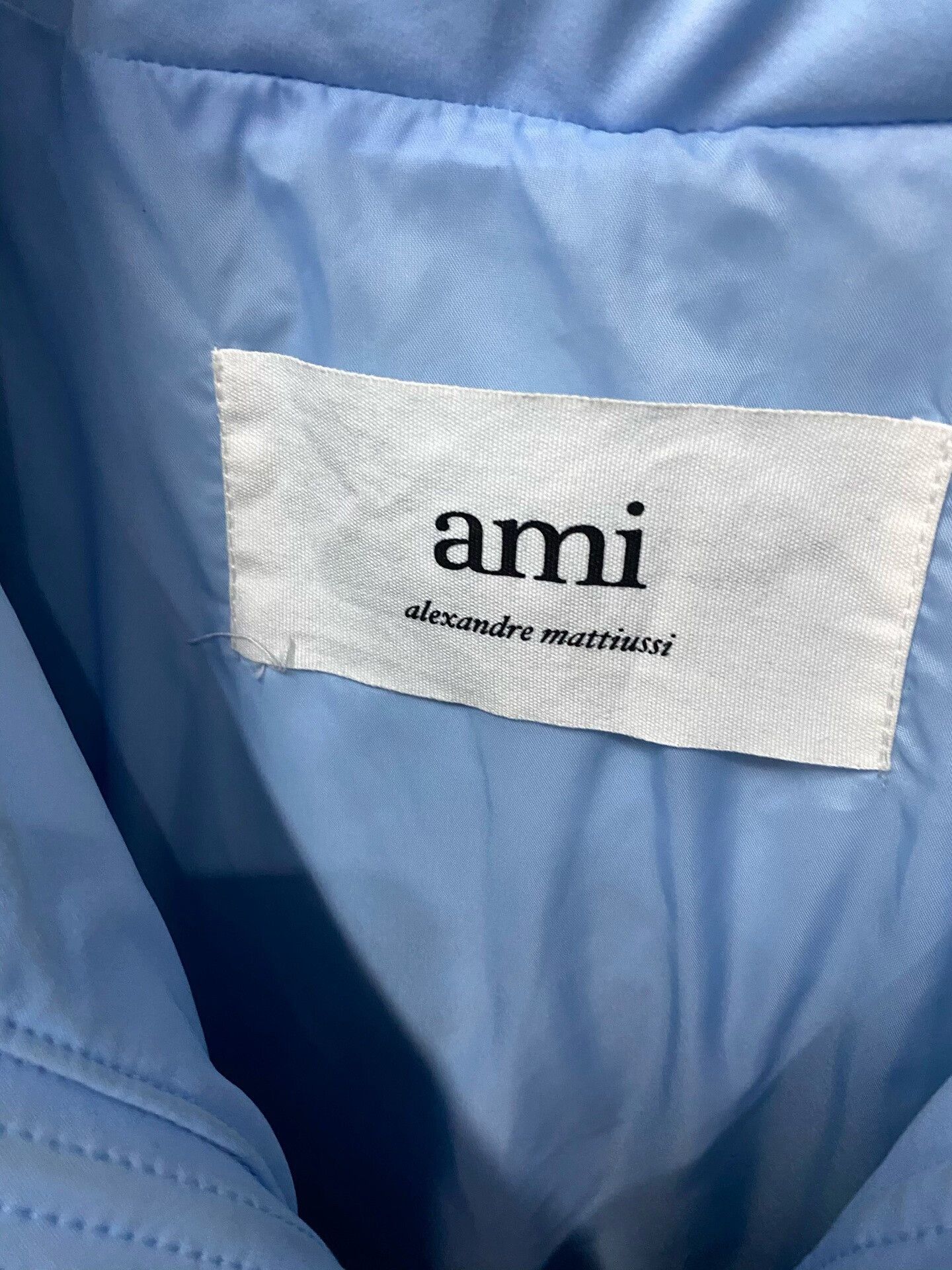 AMI stylish light blue puffer jacket Size US M / EU 48-50 / 2 - 6 Thumbnail