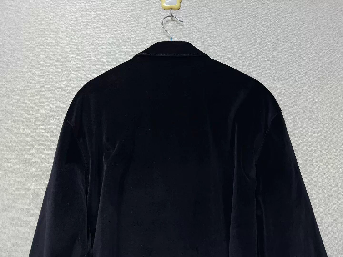 Prada prada black velvet zip jacket with logo Size US XXL / EU 58 / 5 - 5 Thumbnail