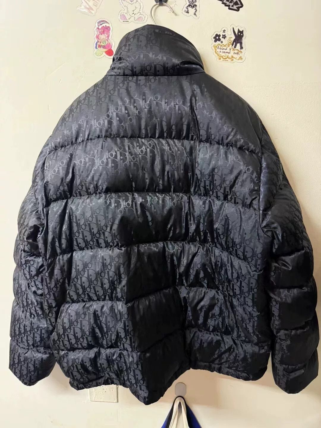 Dior dior logo printed down jacket in black Size US XXL / EU 58 / 5 - 2 Thumbnail