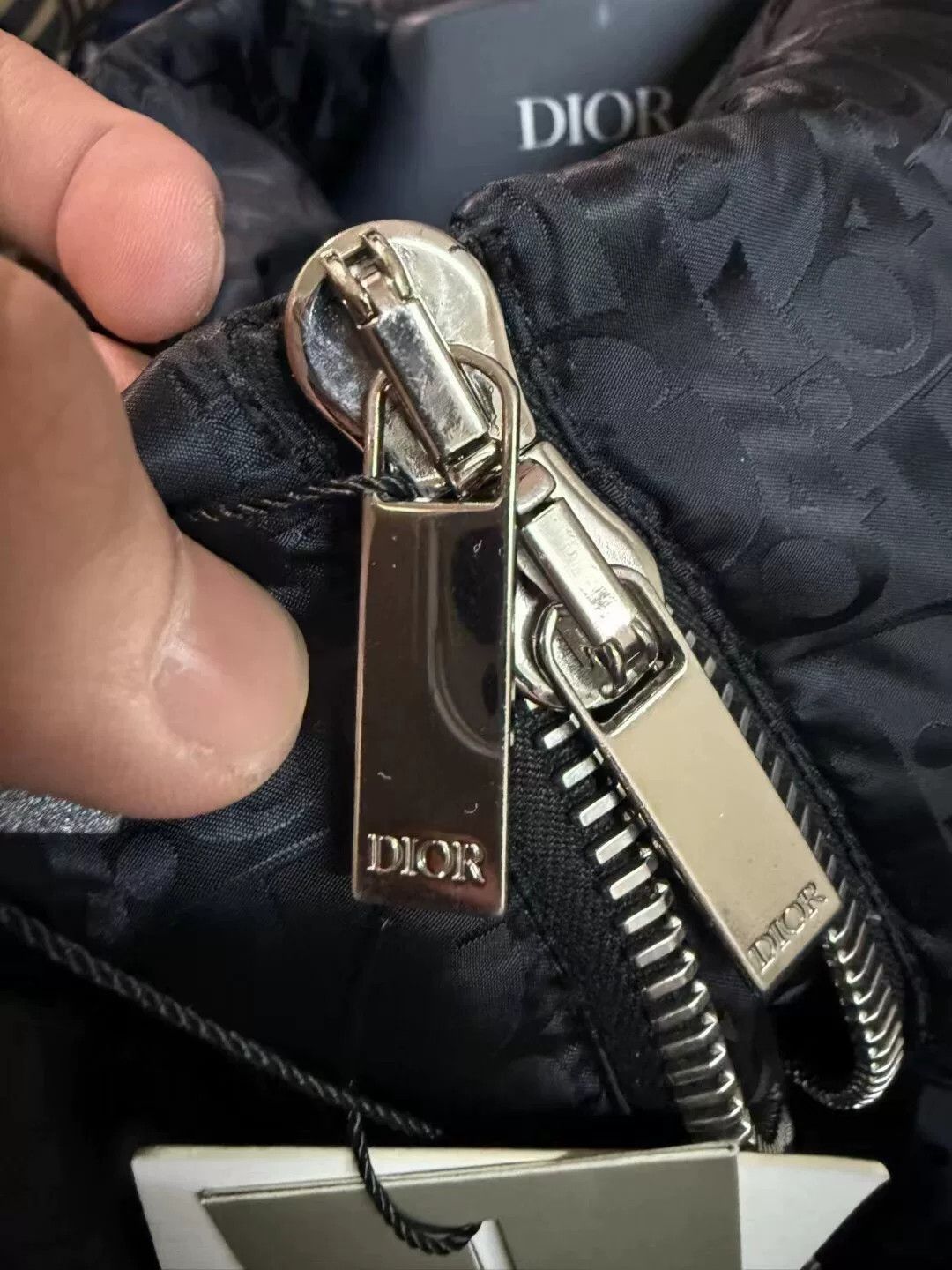 Dior dior logo printed down jacket in black Size US XXL / EU 58 / 5 - 3 Thumbnail
