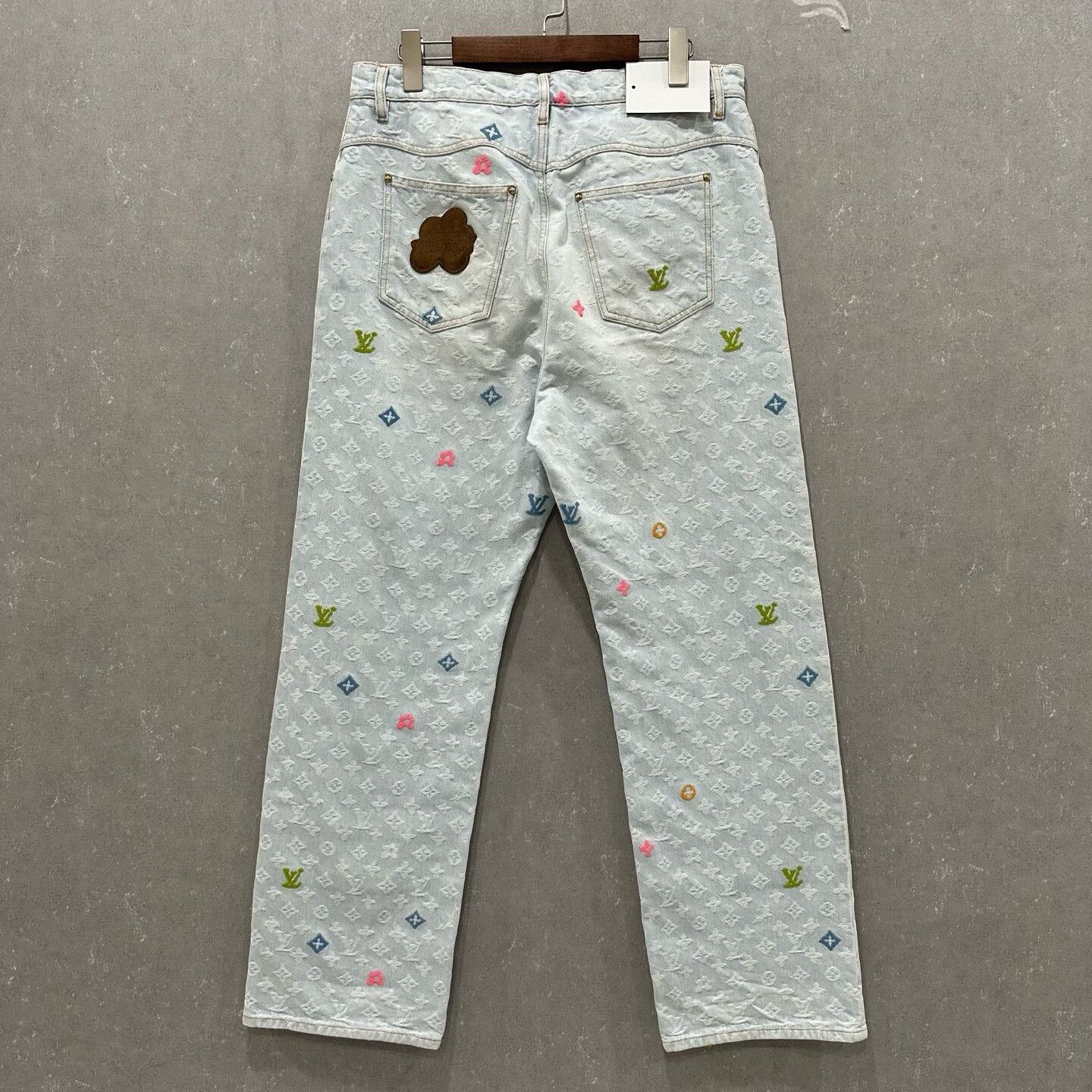 Louis Vuitton louis vuitton colorful embroidered logo jeans Size US 30 / EU 46 - 2 Thumbnail