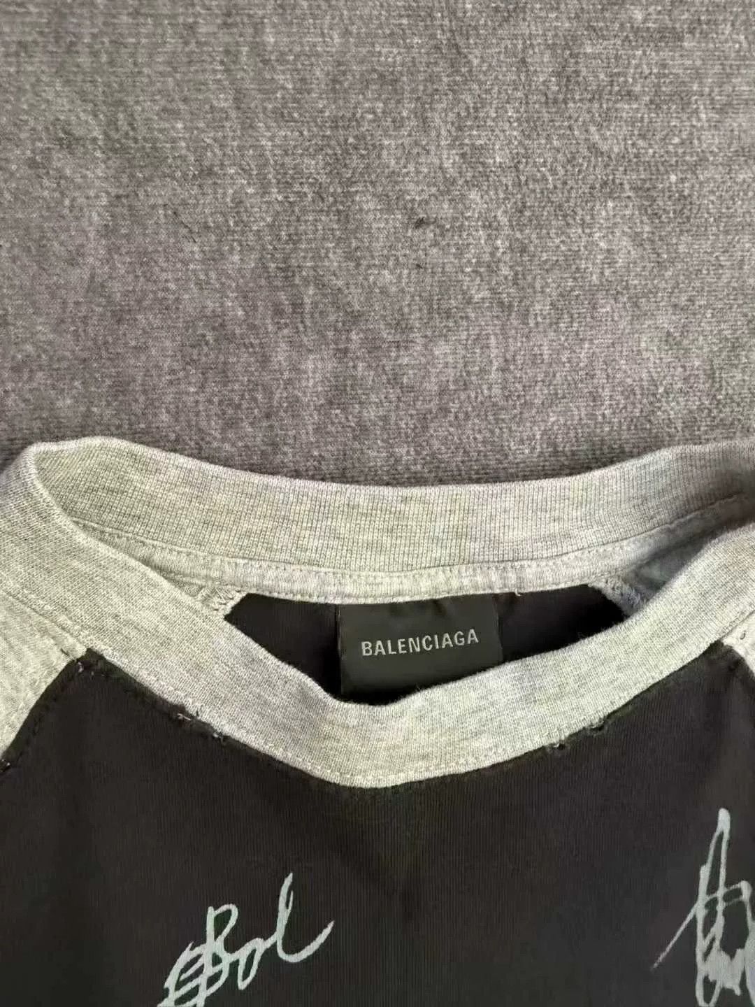 Balenciaga Balenciaga Color Block Logo Short Sleeve T-shirt Size US XS / EU 42 / 0 - 3 Thumbnail