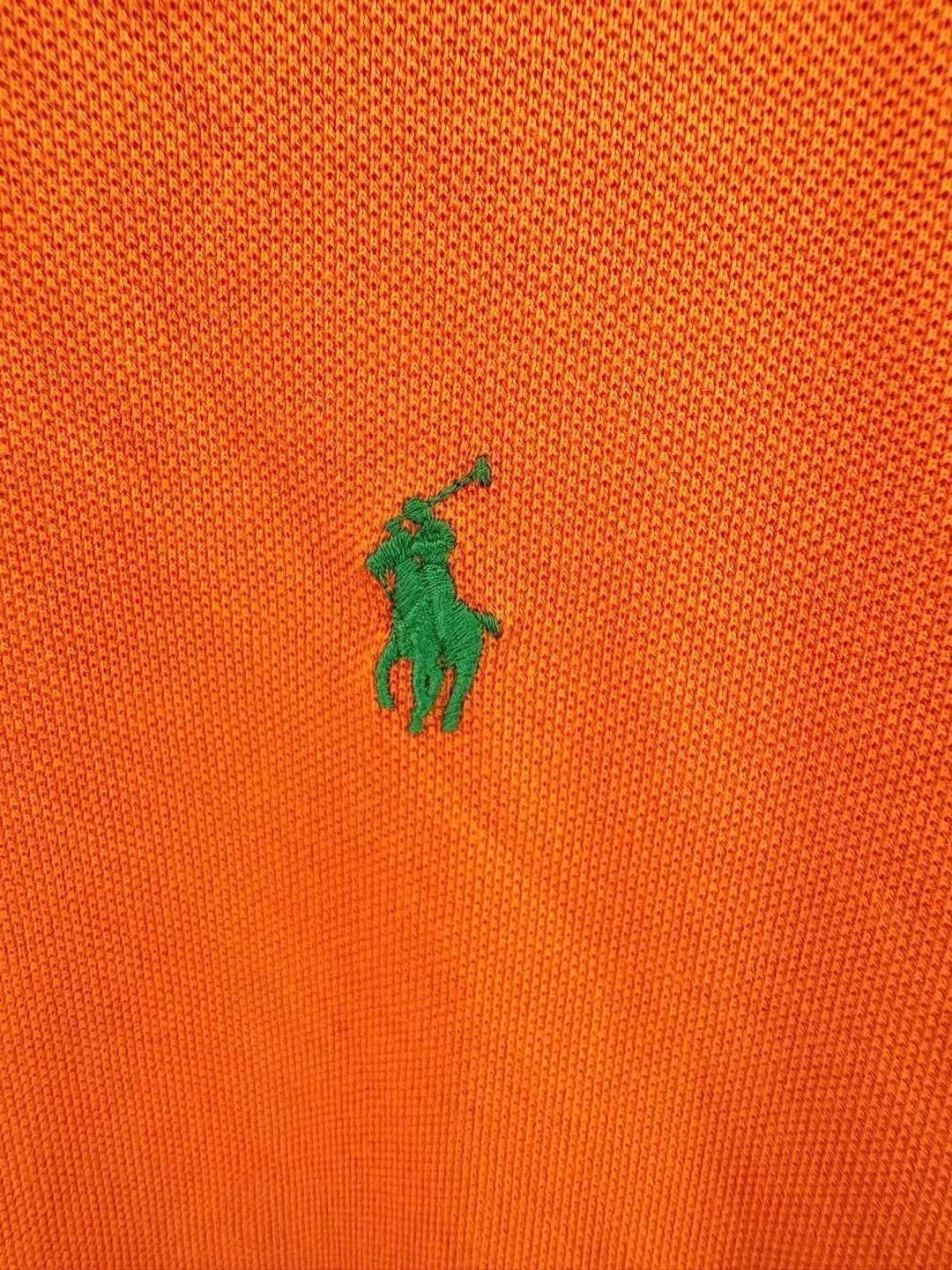 Polo Ralph Lauren orange ralph lauren embroidered logo polo shirt Size US XL / EU 56 / 4 - 3 Thumbnail