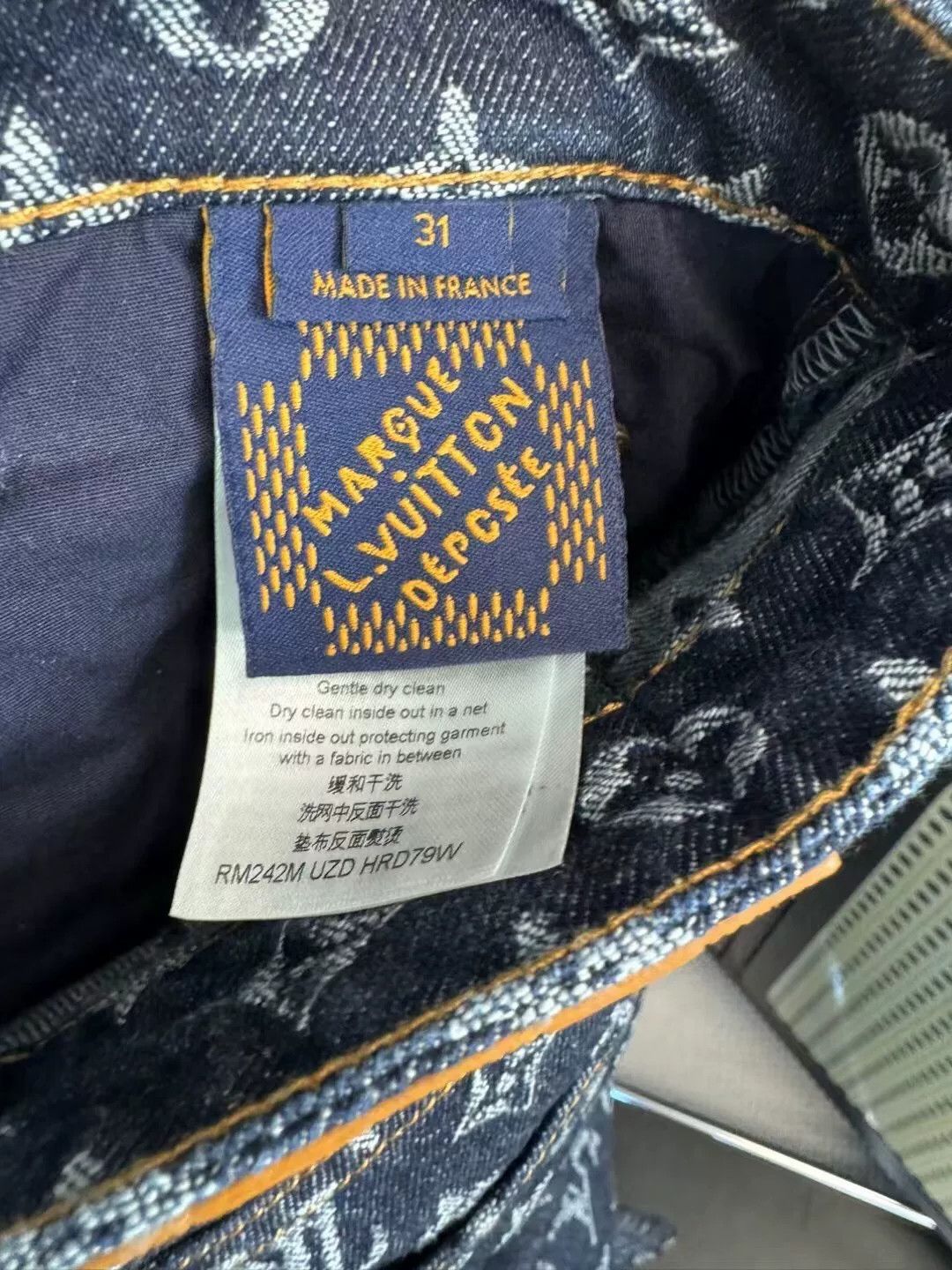 Louis Vuitton Louis Vuitton Timberland Logo Denim Pants Size US 31 - 6 Thumbnail
