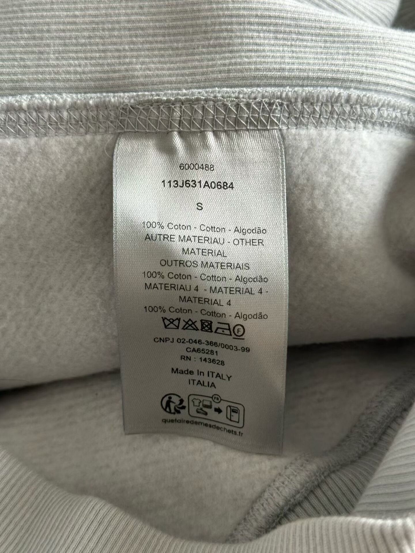 Dior dior towel print oversized hoodie Size S / US 4 / IT 40 - 4 Thumbnail