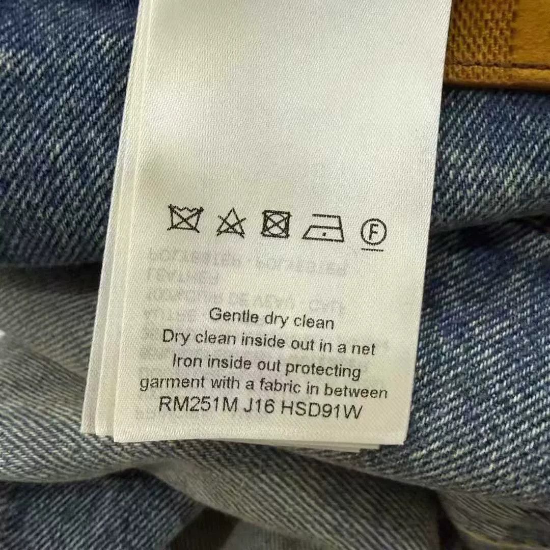Louis Vuitton Louis Vuitton Wash Leather Logo Denim Pants Size US 33 - 5 Thumbnail