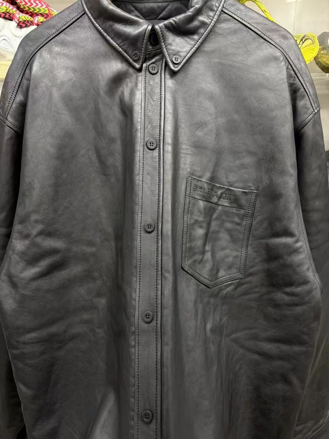 Balenciaga balenciaga pure leather parka jacket Size US L / EU 52-54 / 3 - 2 Thumbnail
