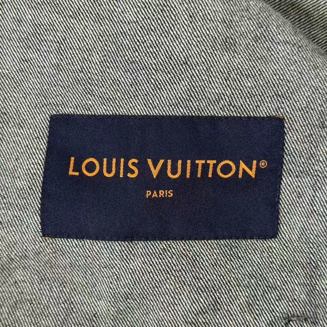 Louis Vuitton louis vuitton blue denim jacket with patterns Size US L / EU 52-54 / 3 - 3 Thumbnail