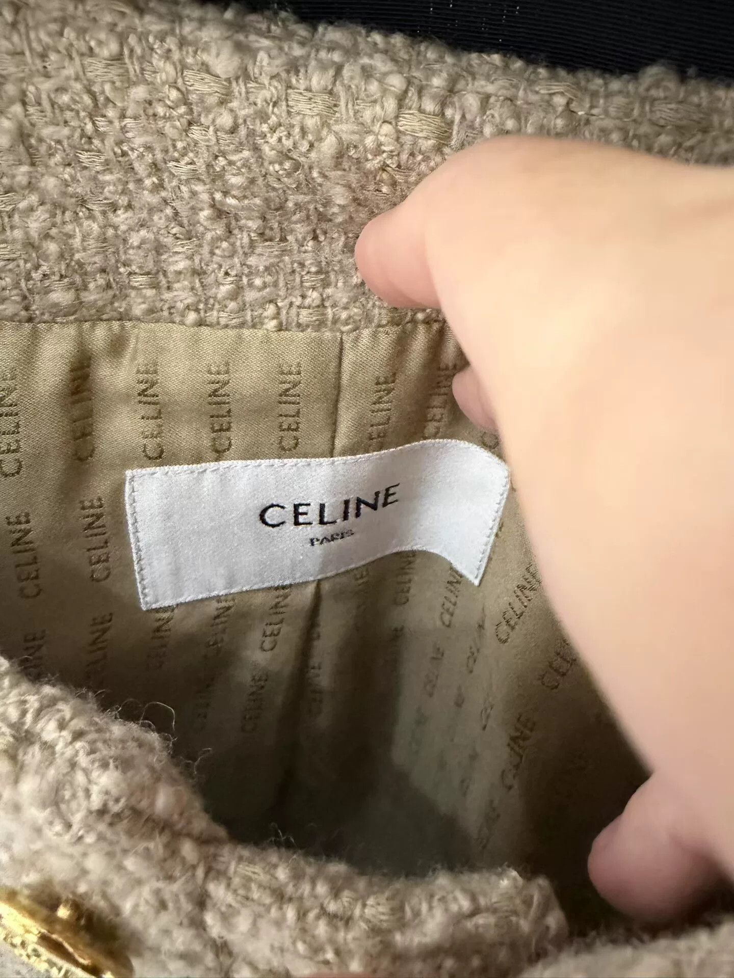 Celine celine classic double-breasted wool short jacket Size L / US 10 / IT 46 - 2 Thumbnail