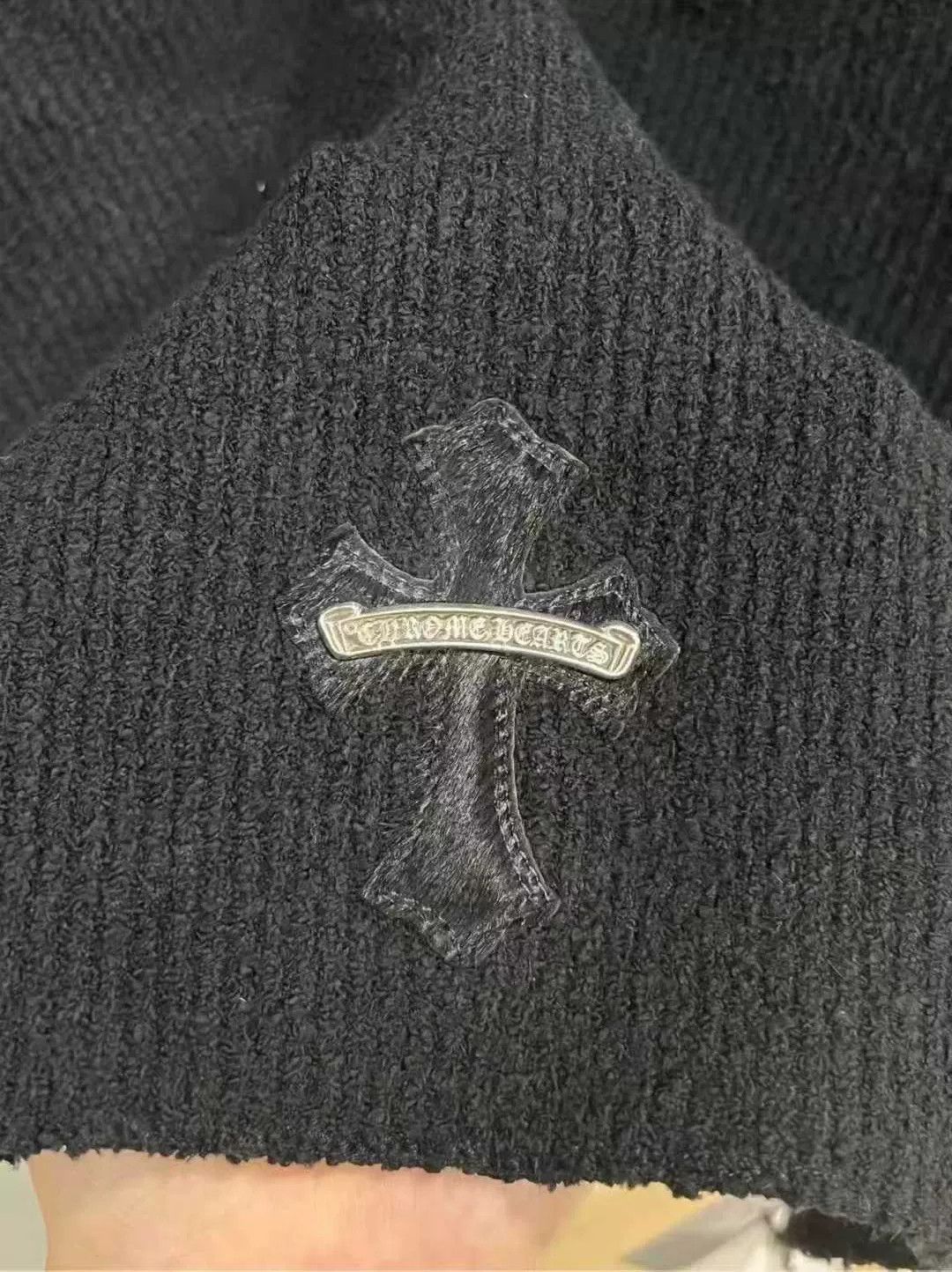 Chrome Hearts chrome hearts black cross knit sweater Size US XS / EU 42 / 0 - 4 Thumbnail