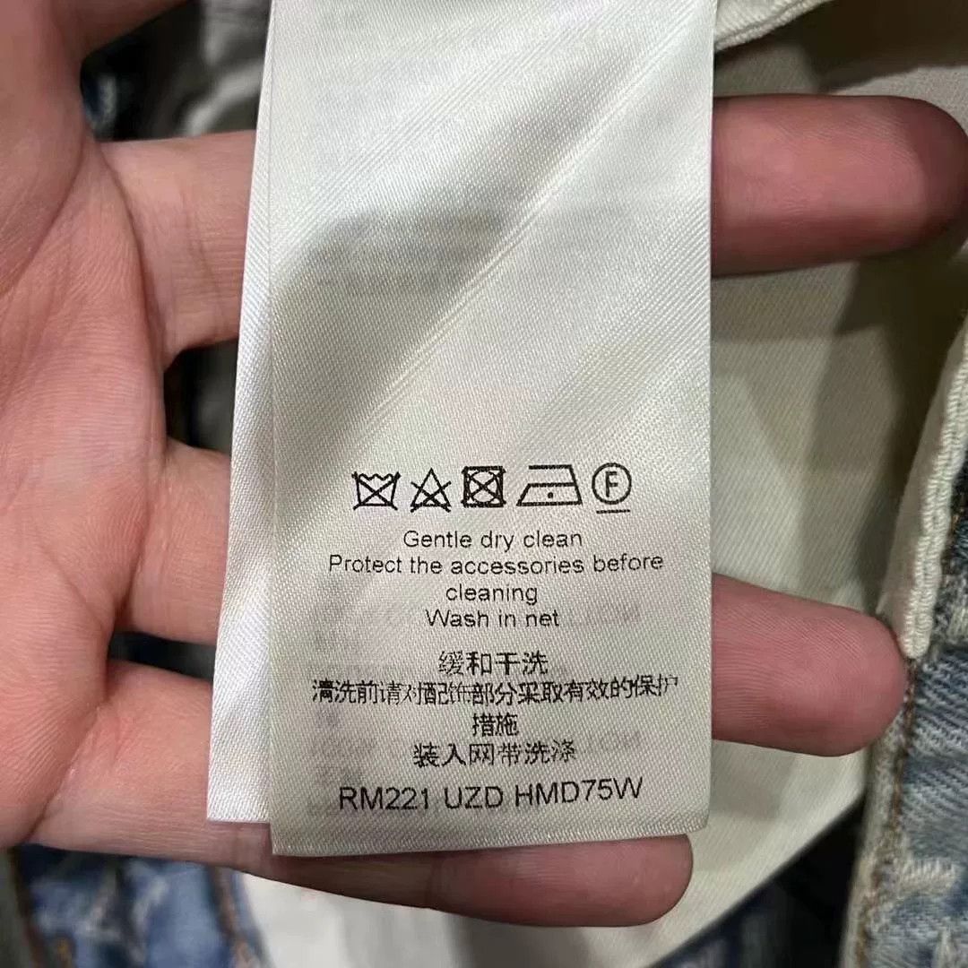 Louis Vuitton lv louis vuitton logo denim pants Size US 30 / EU 46 - 4 Thumbnail