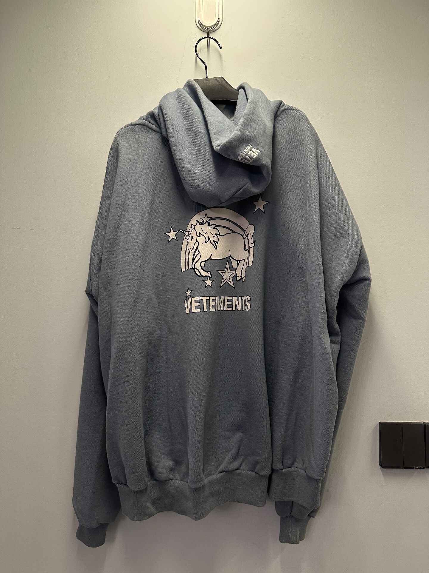 Vetements Vetements Blue Unicorn Unisex Sweater Size XS / US 0-2 / IT 36-38 - 2 Thumbnail