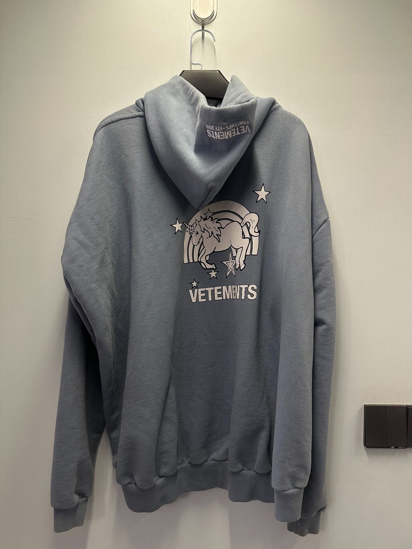 Vetements Blue Unicorn Sweatshirt Unisex Size S / US 4 / IT 40 - 2 Thumbnail