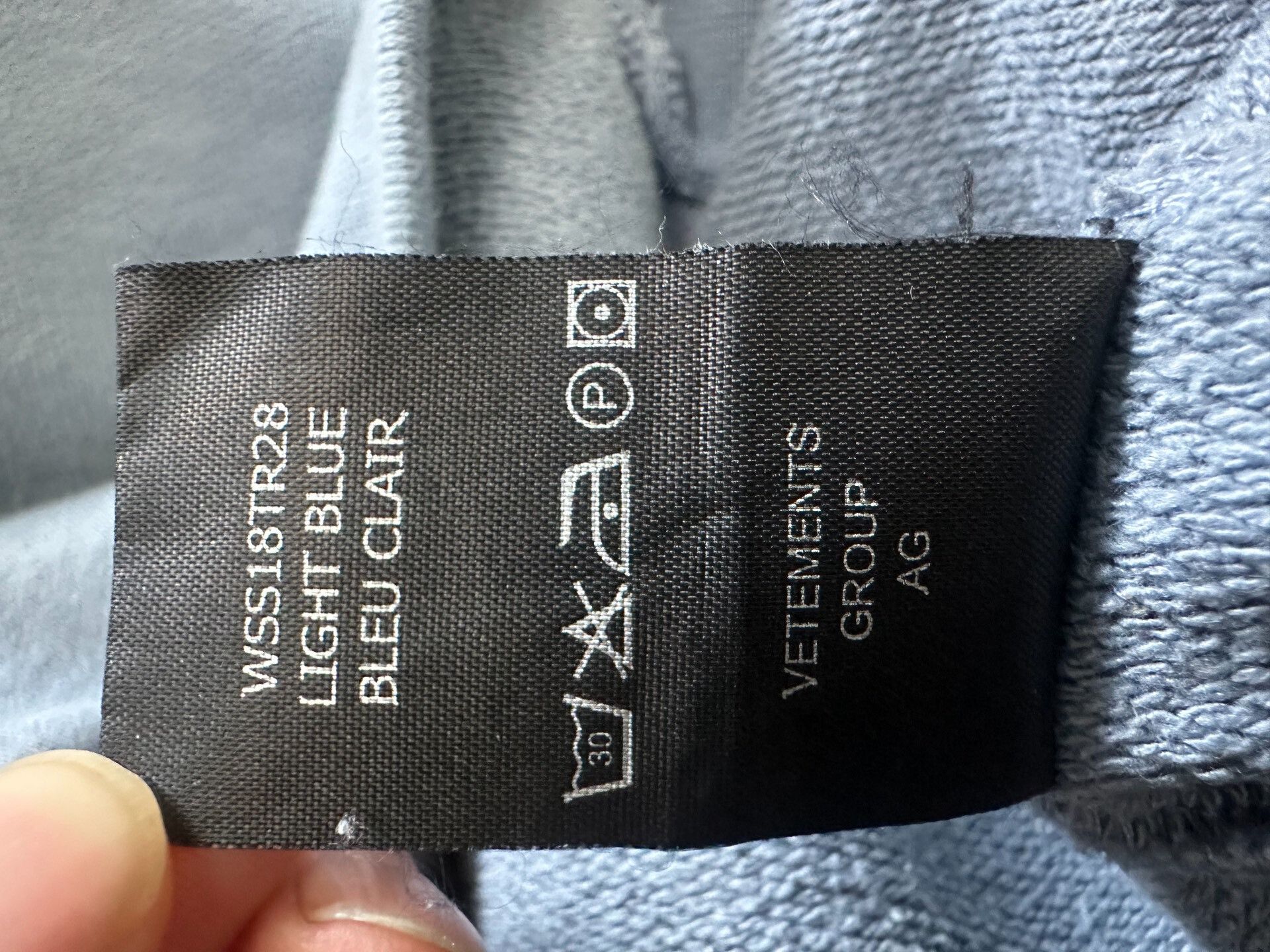Vetements Blue Unicorn Sweatshirt Unisex Size S / US 4 / IT 40 - 6 Thumbnail