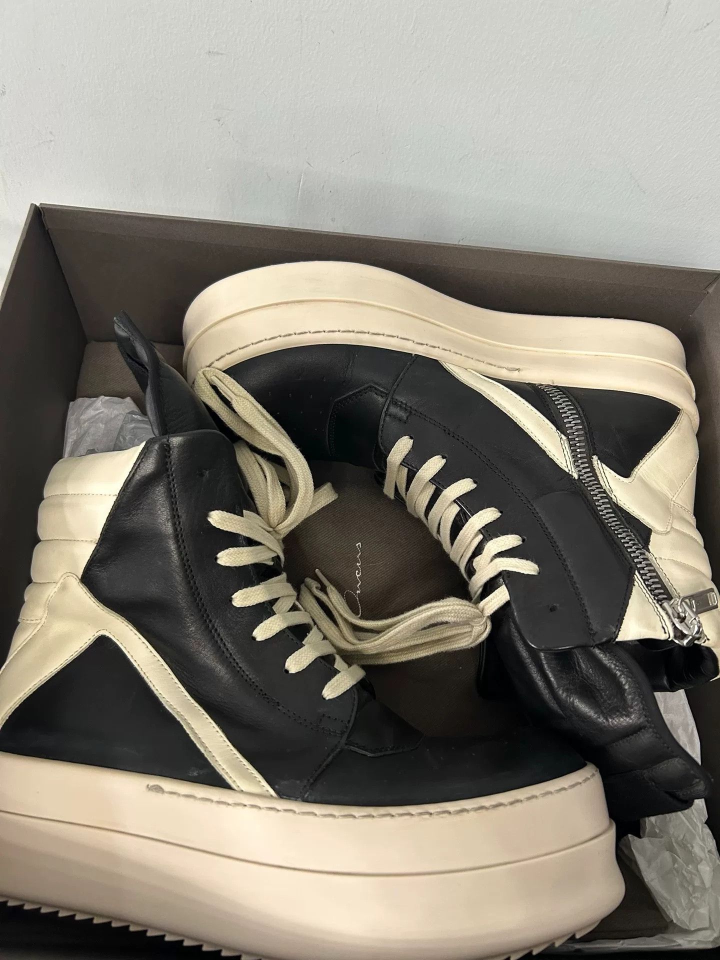 Rick Owens Rick Owens Thick Low Triangle Sneakers Size US 8 / EU 41 - 6 Thumbnail