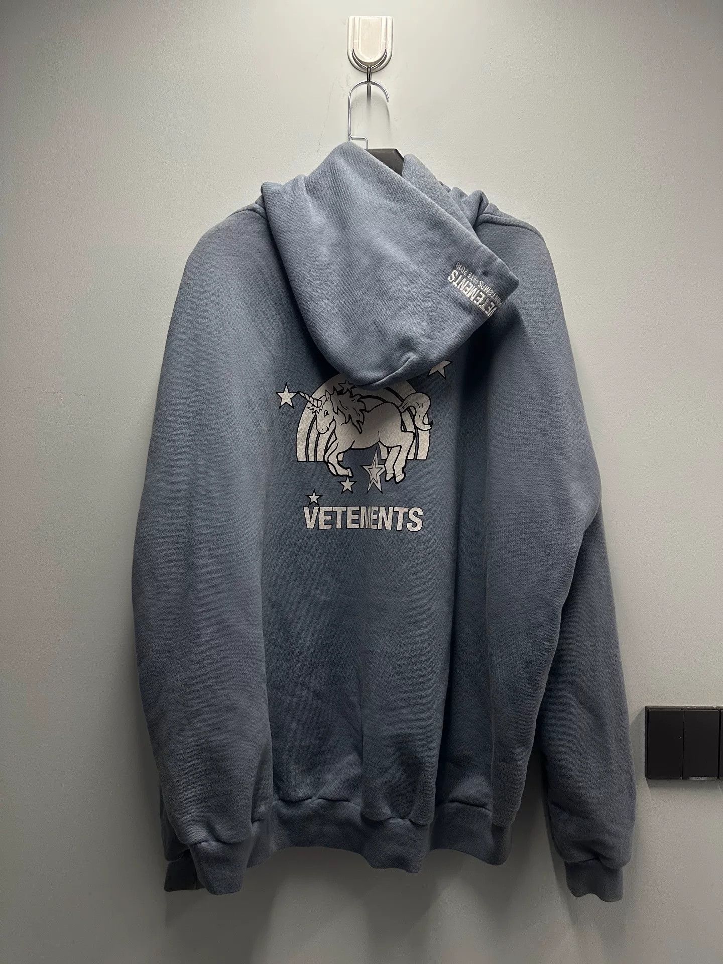 Vetements Blue Unicorn Unisex Sweatshirt Size XS / US 0-2 / IT 36-38 - 2 Thumbnail