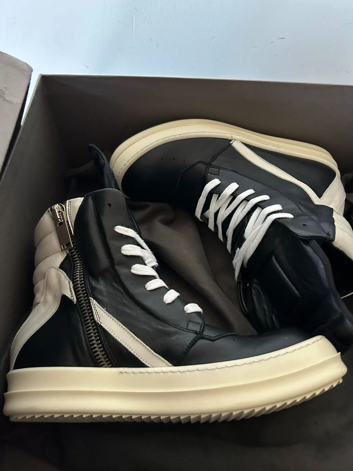 Rick Owens Rick Owens Leather Shoes Size 38 Size US 5 / EU 37 - 7 Thumbnail