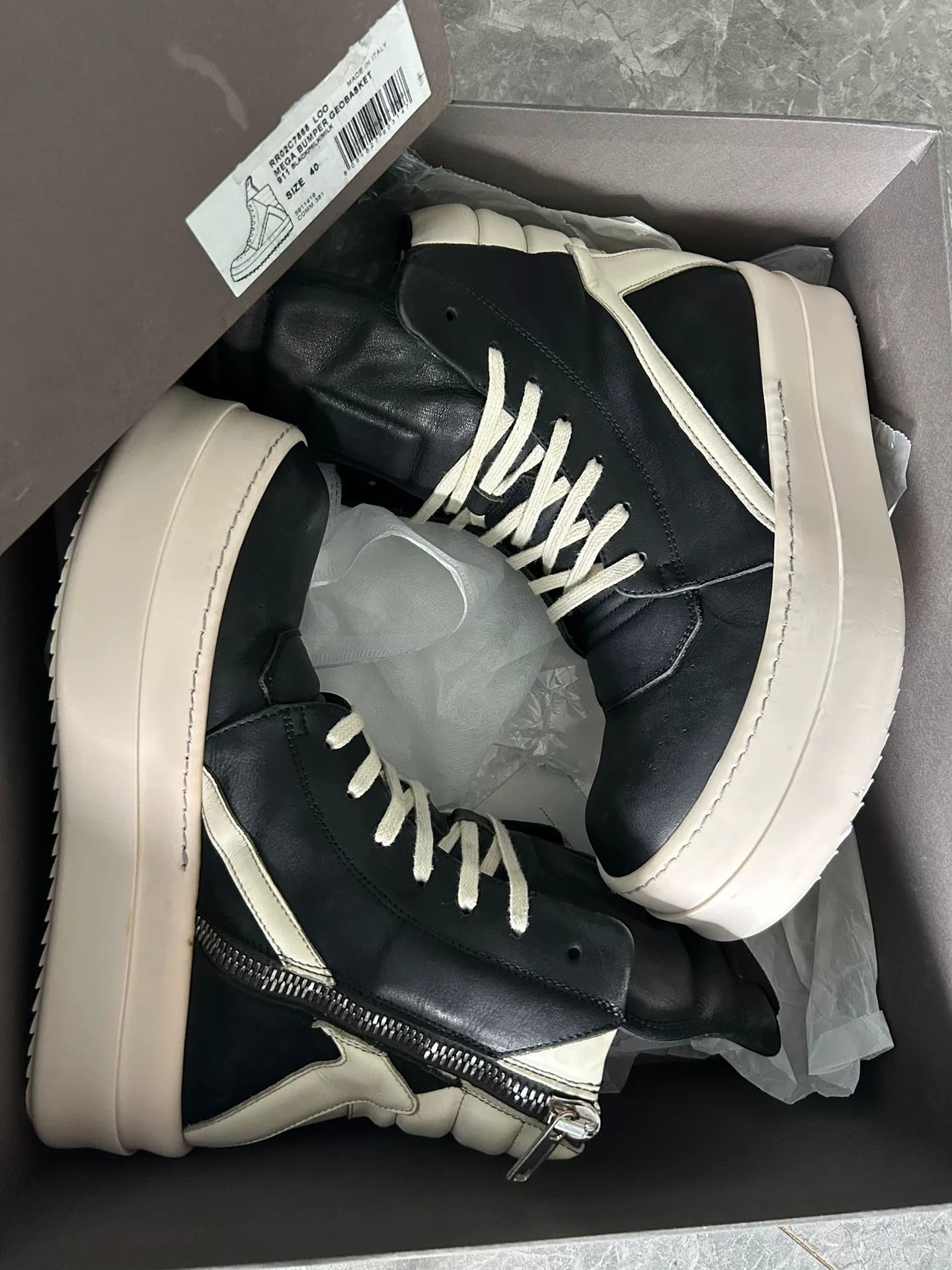 Rick Owens Rick Owens Triangle Sneakers Size 40 Size US 7 / EU 40 - 8 Thumbnail