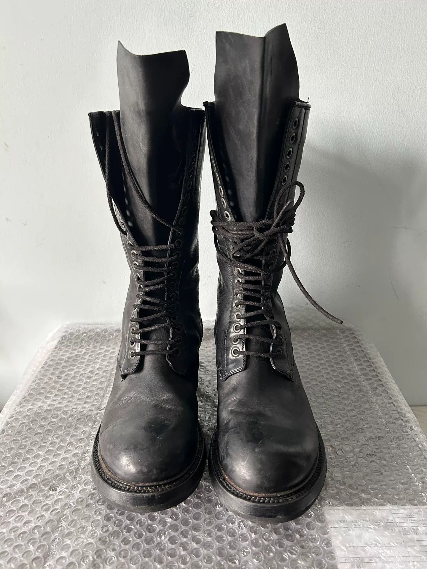 Rick Owens Rick Owens High-Top Zippered Boots Size US 8 / EU 41 - 3 Thumbnail
