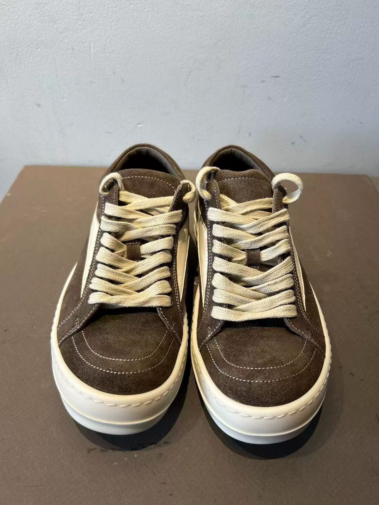Rick Owens Rick Owens Brown Suede Sneakers Size 36 Size US 5.5 / EU 38 - 3 Thumbnail