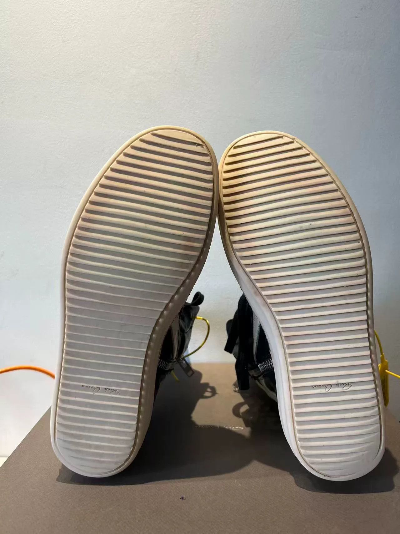 Rick Owens Rick Owens Leather High-Top Sneakers Size US 10.5 / EU 43-44 - 7 Thumbnail