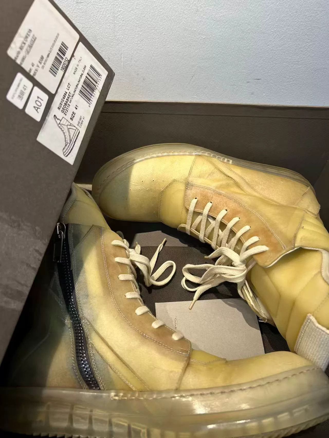 Rick Owens Rare Rick Owens Ghost Triangle Sneakers Size US 8 / EU 41 - 8 Thumbnail
