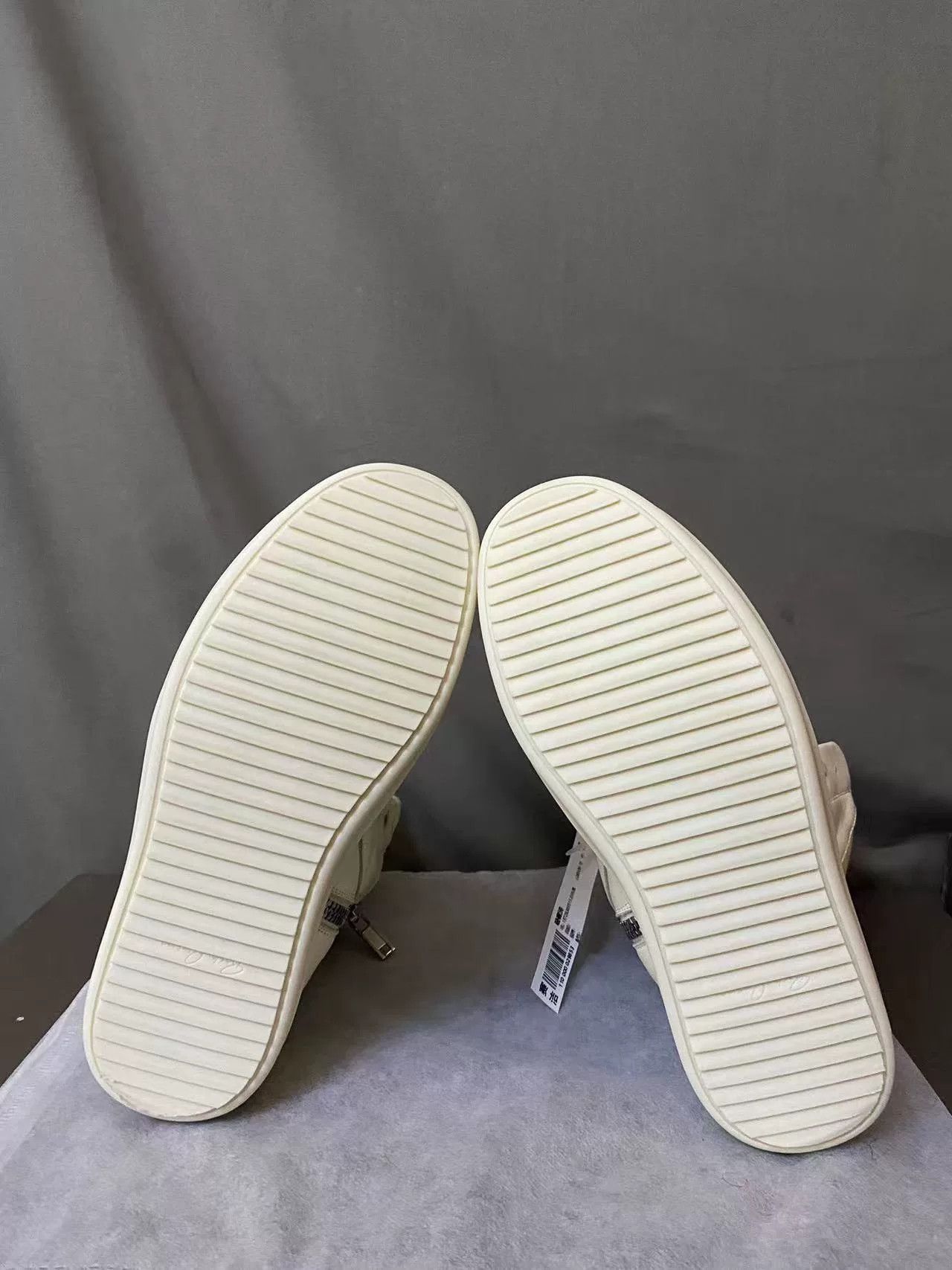 Rick Owens Rick Owens White Leather Sneakers Size 38.5 Size US 5.5 / EU 38 - 6 Thumbnail