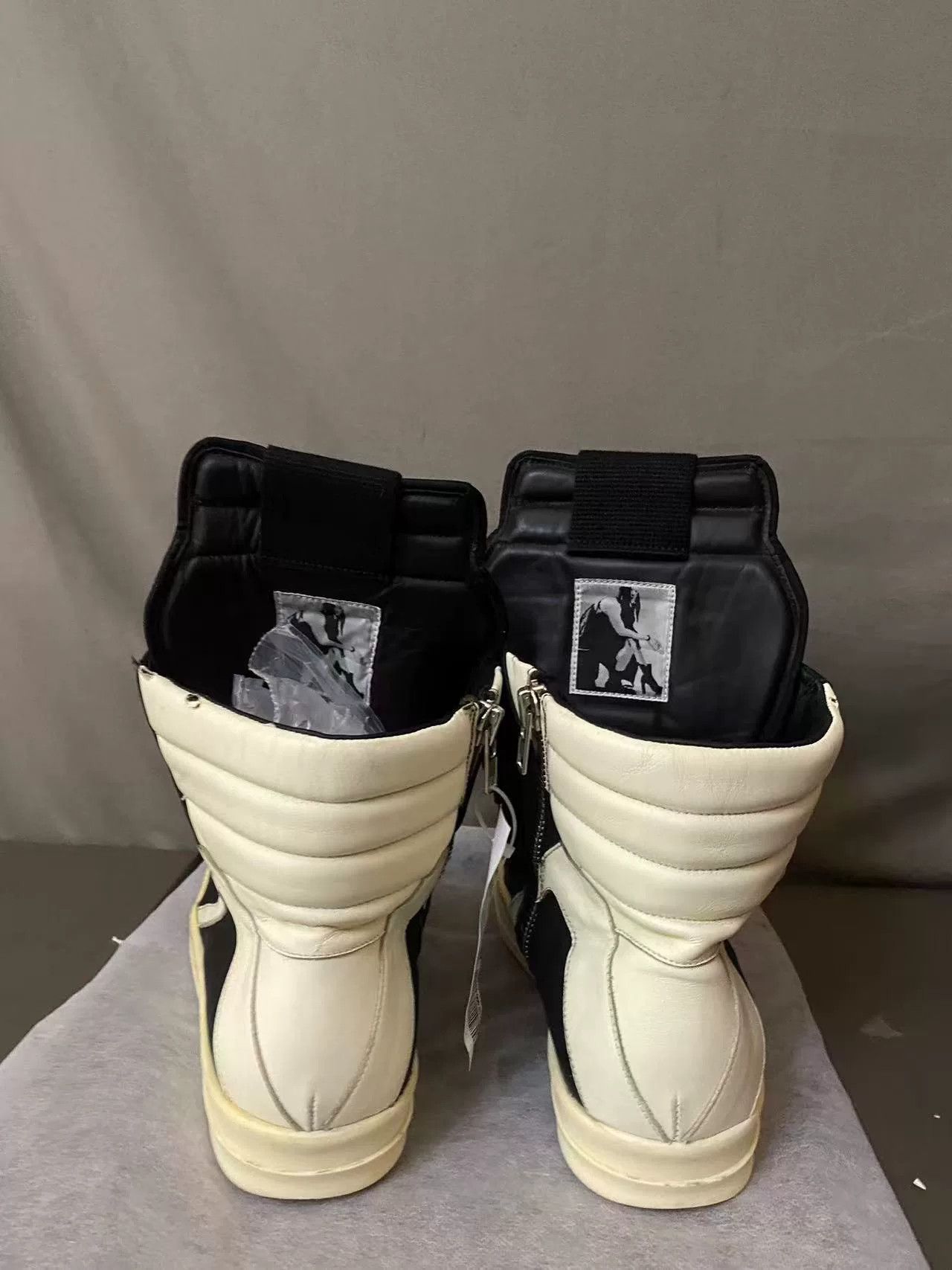 Rick Owens Rick Owens Black Leather Sneakers Size US 10.5 / EU 43-44 - 3 Thumbnail