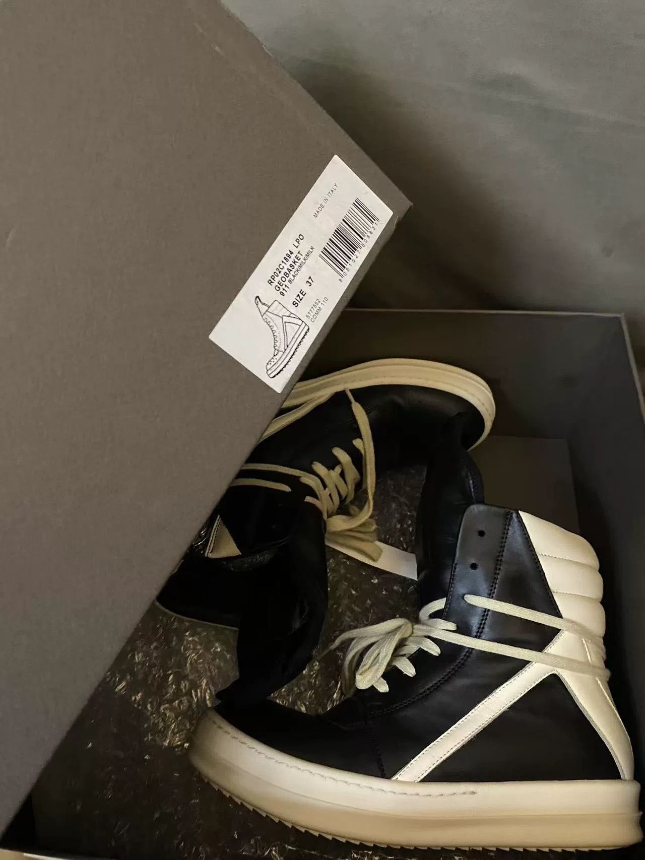Rick Owens Rick Owens Leather Sneakers Size 37 Size US 6 / EU 39 - 8 Thumbnail